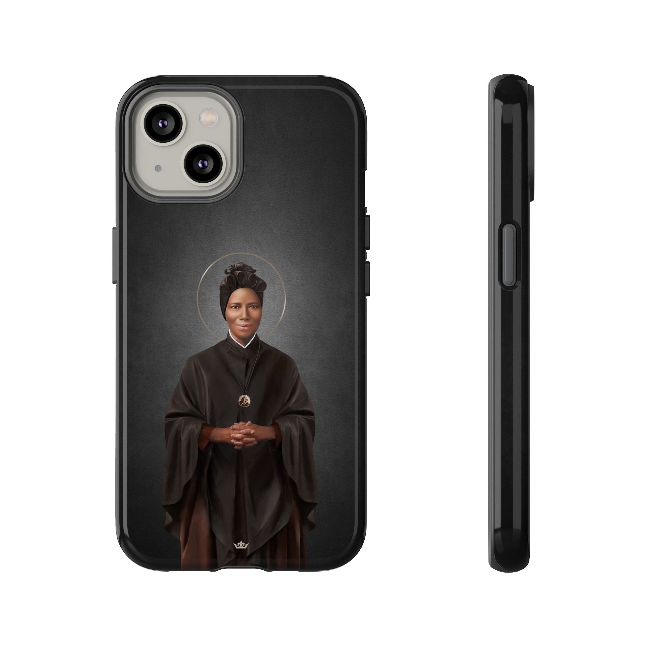 St. Josephine Bakhita Hard Phone Case (Dark) - VENXARA®