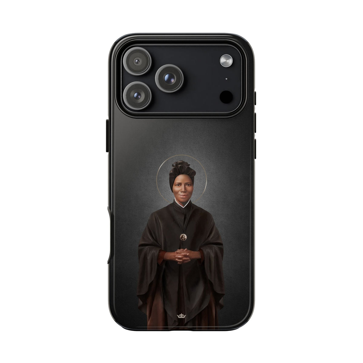 St. Josephine Bakhita Hard Phone Case (Dark) Copyright VENXARA