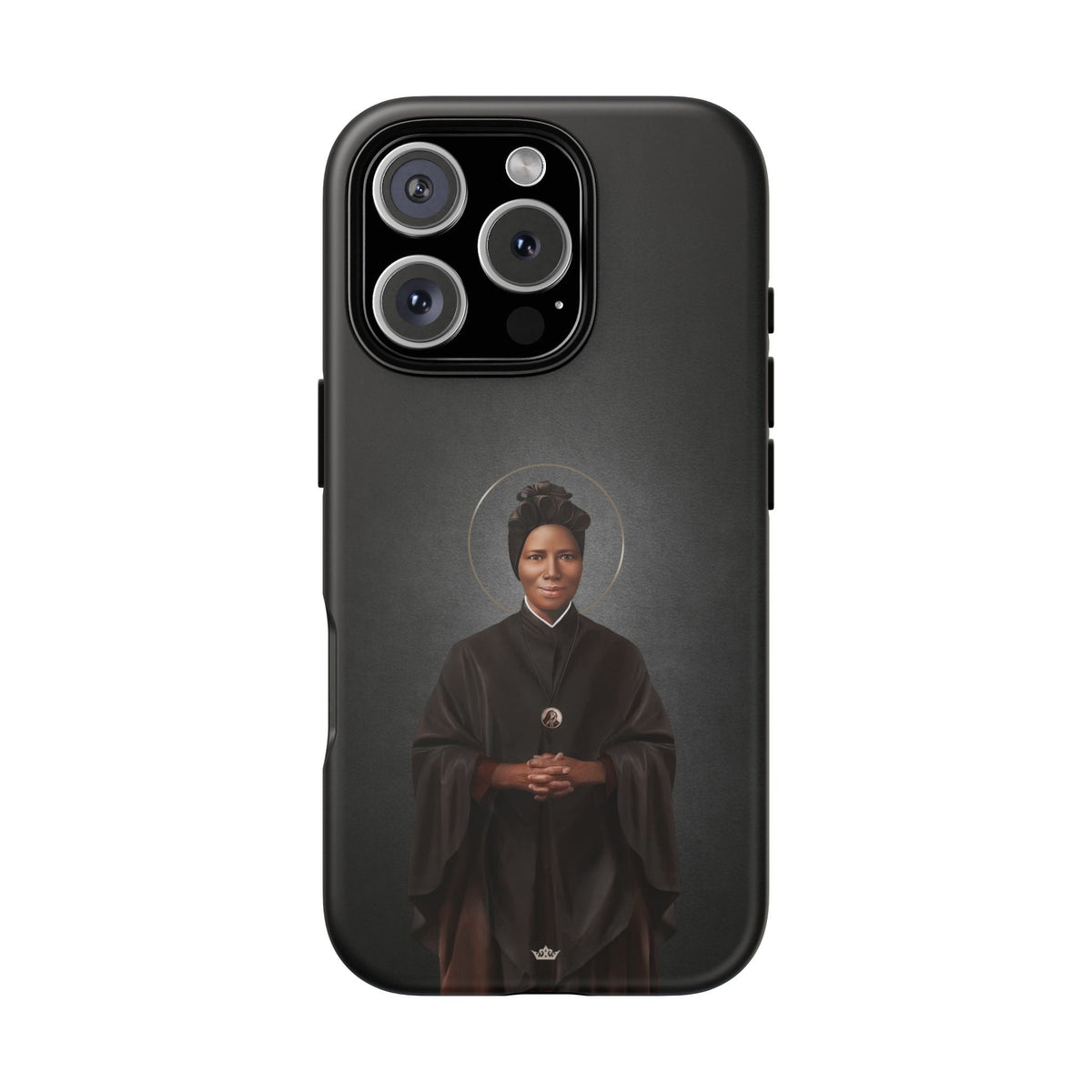 St. Josephine Bakhita Hard Phone Case (Dark) Copyright VENXARA
