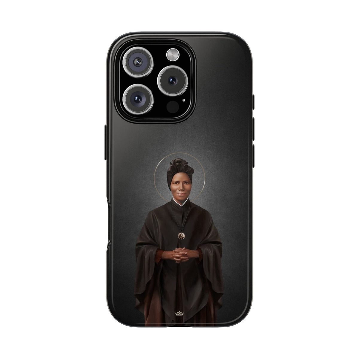 St. Josephine Bakhita Hard Phone Case (Dark) Copyright VENXARA