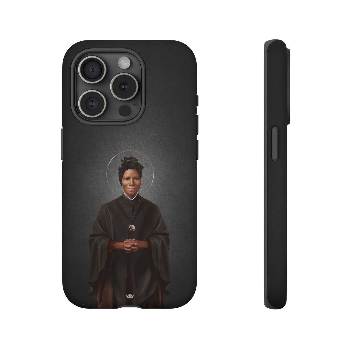 St. Josephine Bakhita Hard Phone Case (Dark) Copyright VENXARA