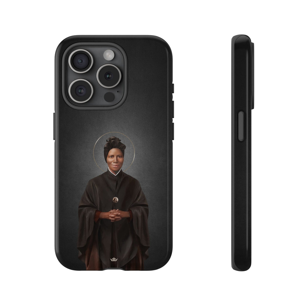 St. Josephine Bakhita Hard Phone Case (Dark) Copyright VENXARA
