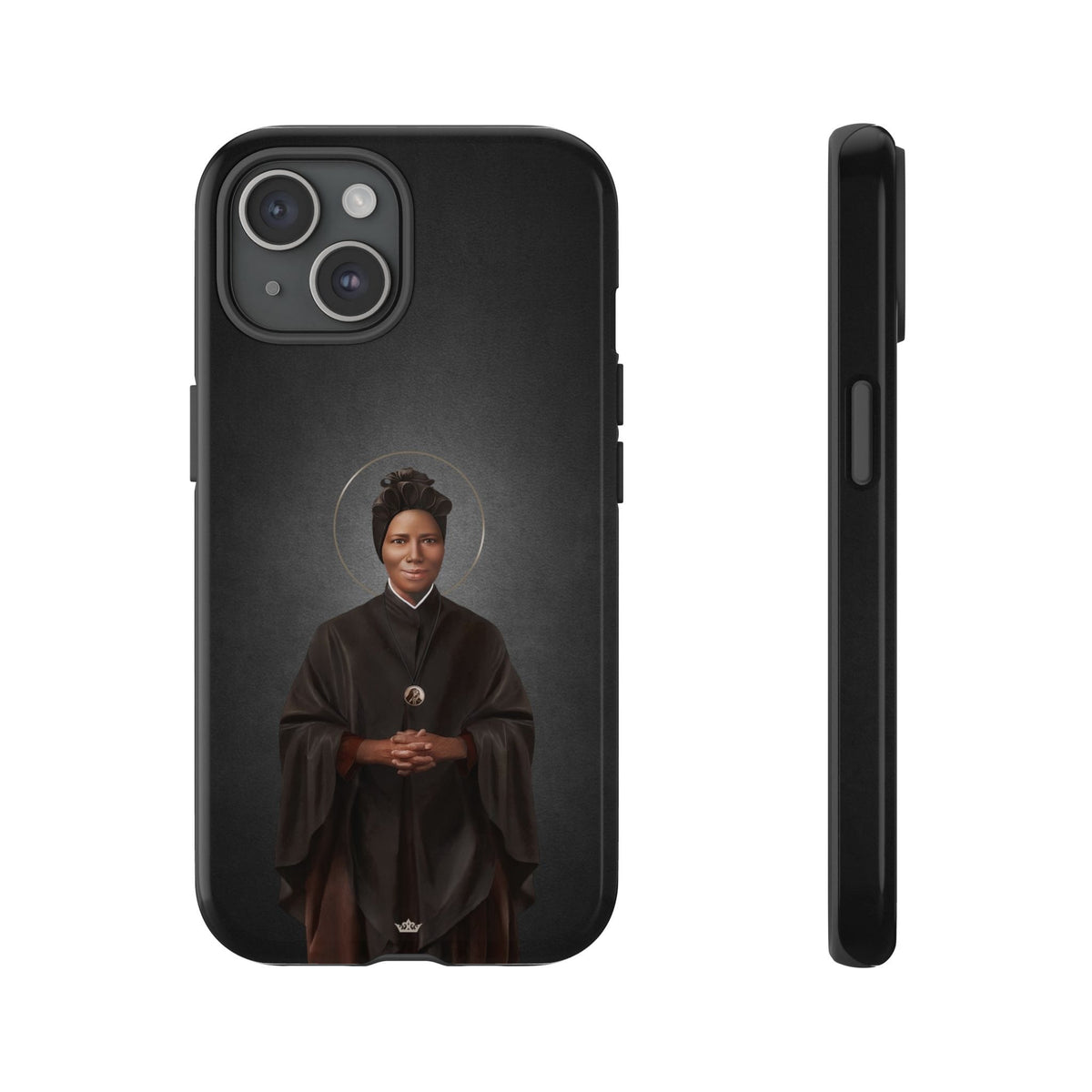 St. Josephine Bakhita Hard Phone Case (Dark) Copyright VENXARA