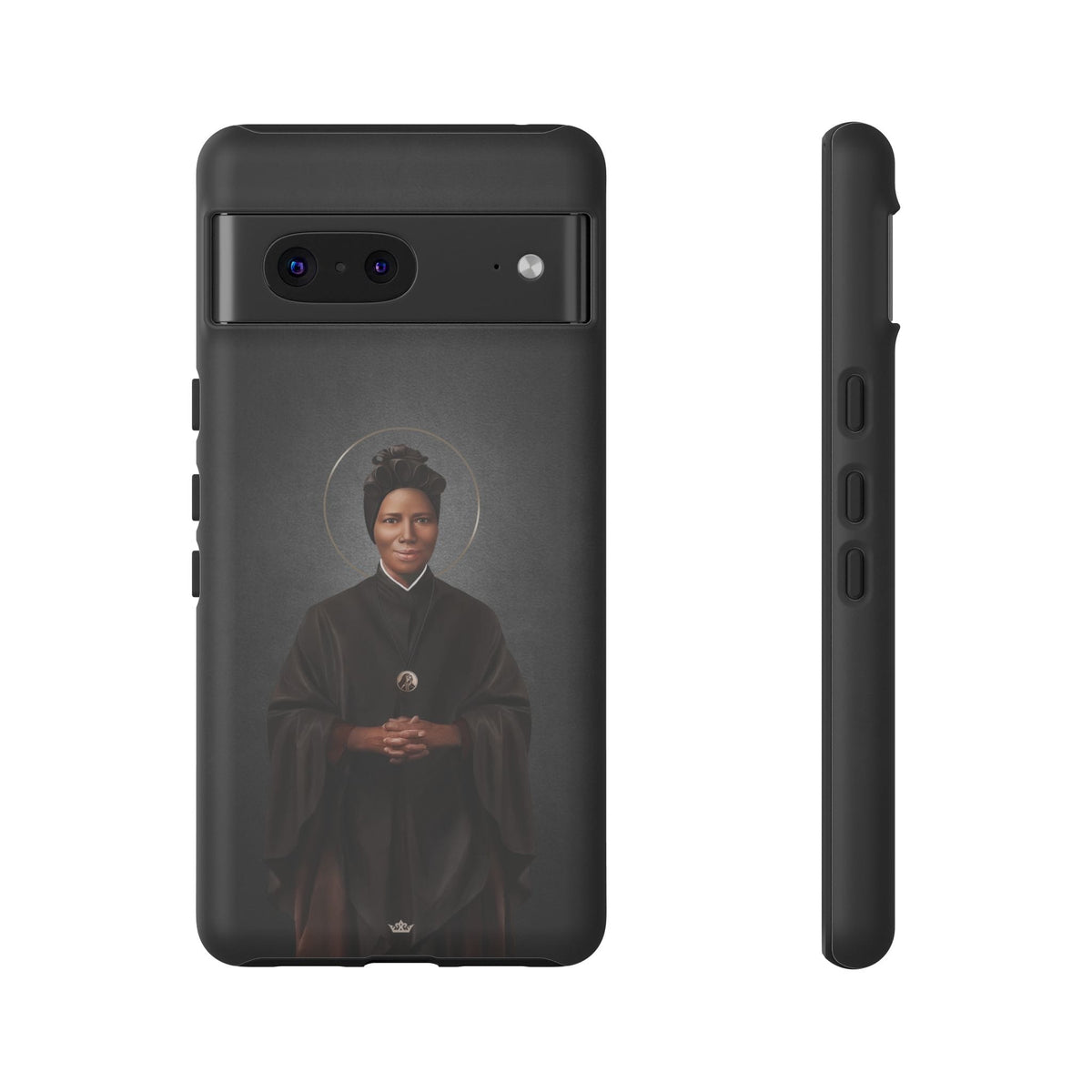 St. Josephine Bakhita Hard Phone Case (Dark) Copyright VENXARA