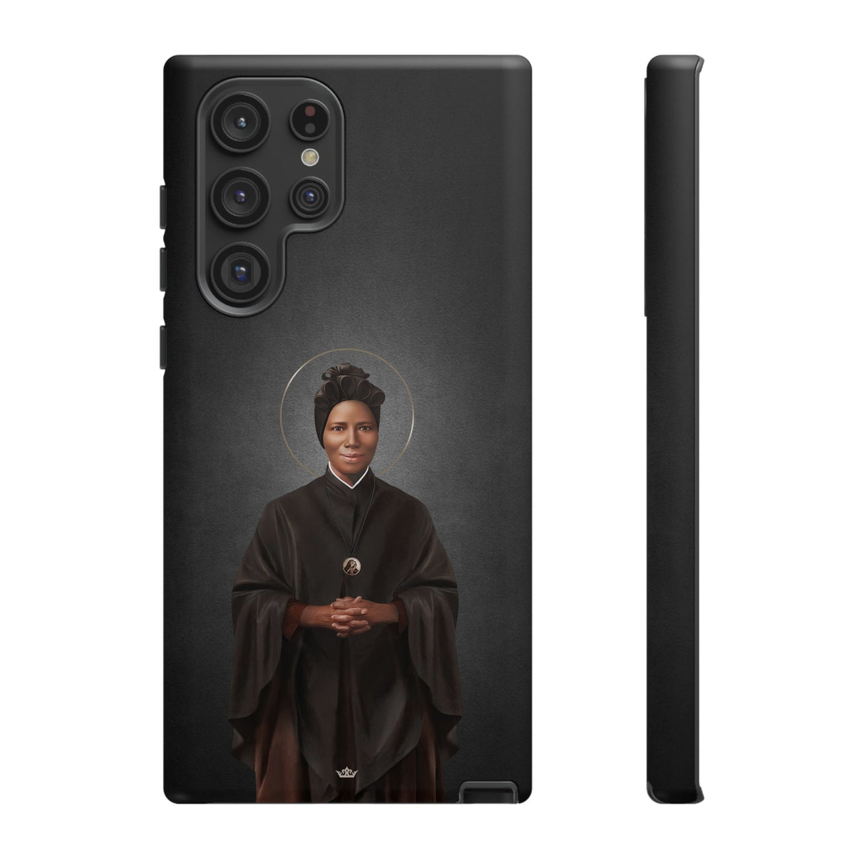 St. Josephine Bakhita Hard Phone Case (Dark) Copyright VENXARA
