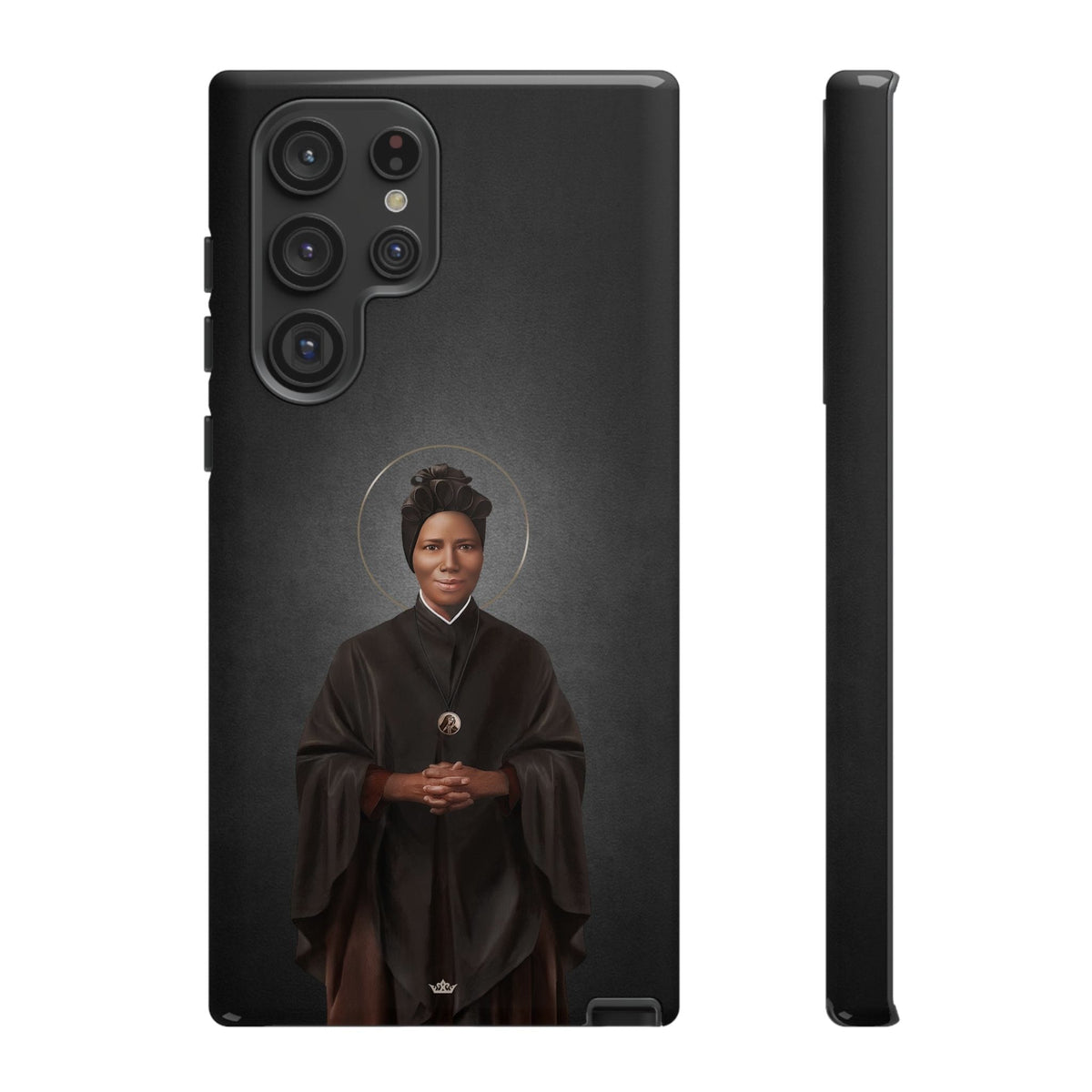 St. Josephine Bakhita Hard Phone Case (Dark) Copyright VENXARA