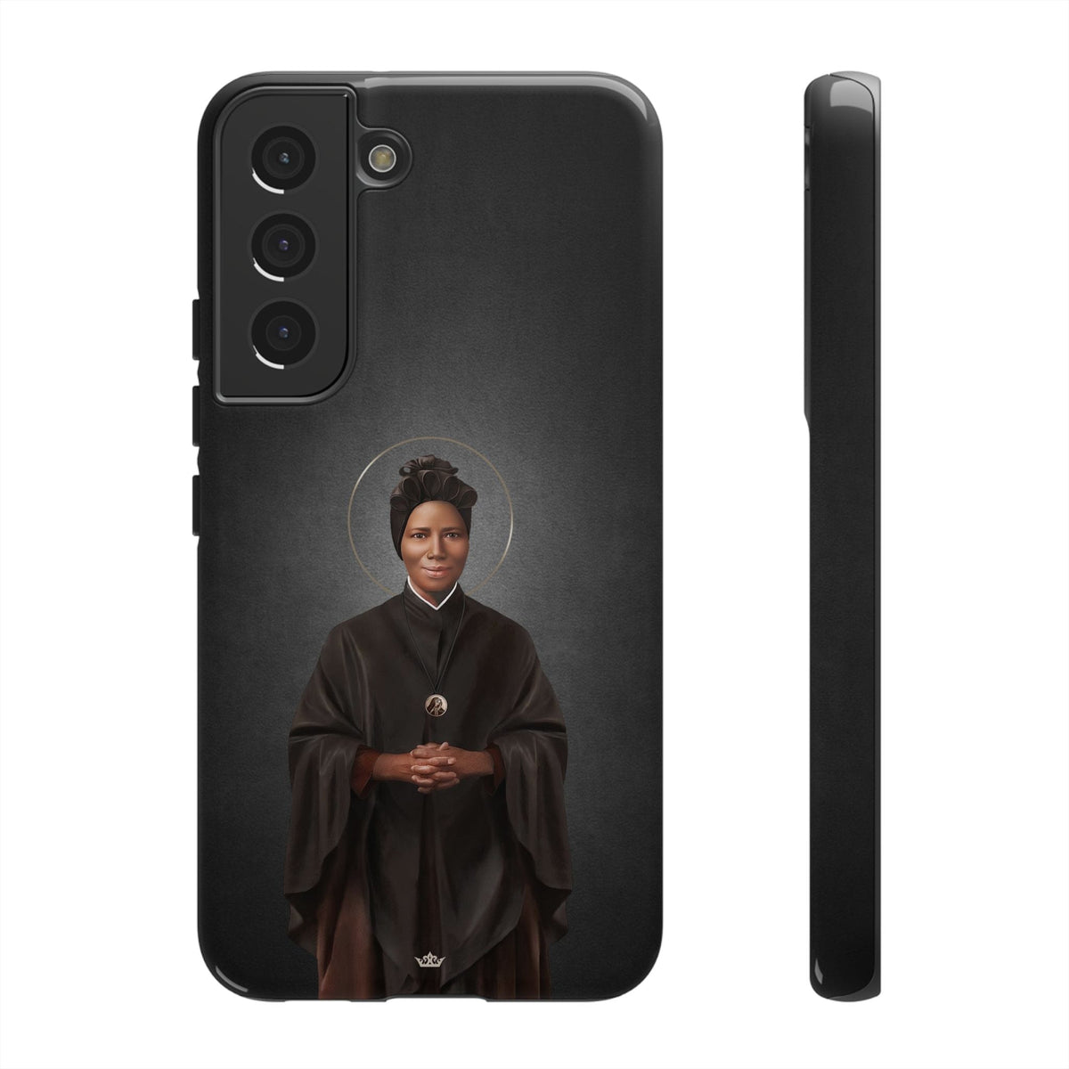 St. Josephine Bakhita Hard Phone Case (Dark) Copyright VENXARA
