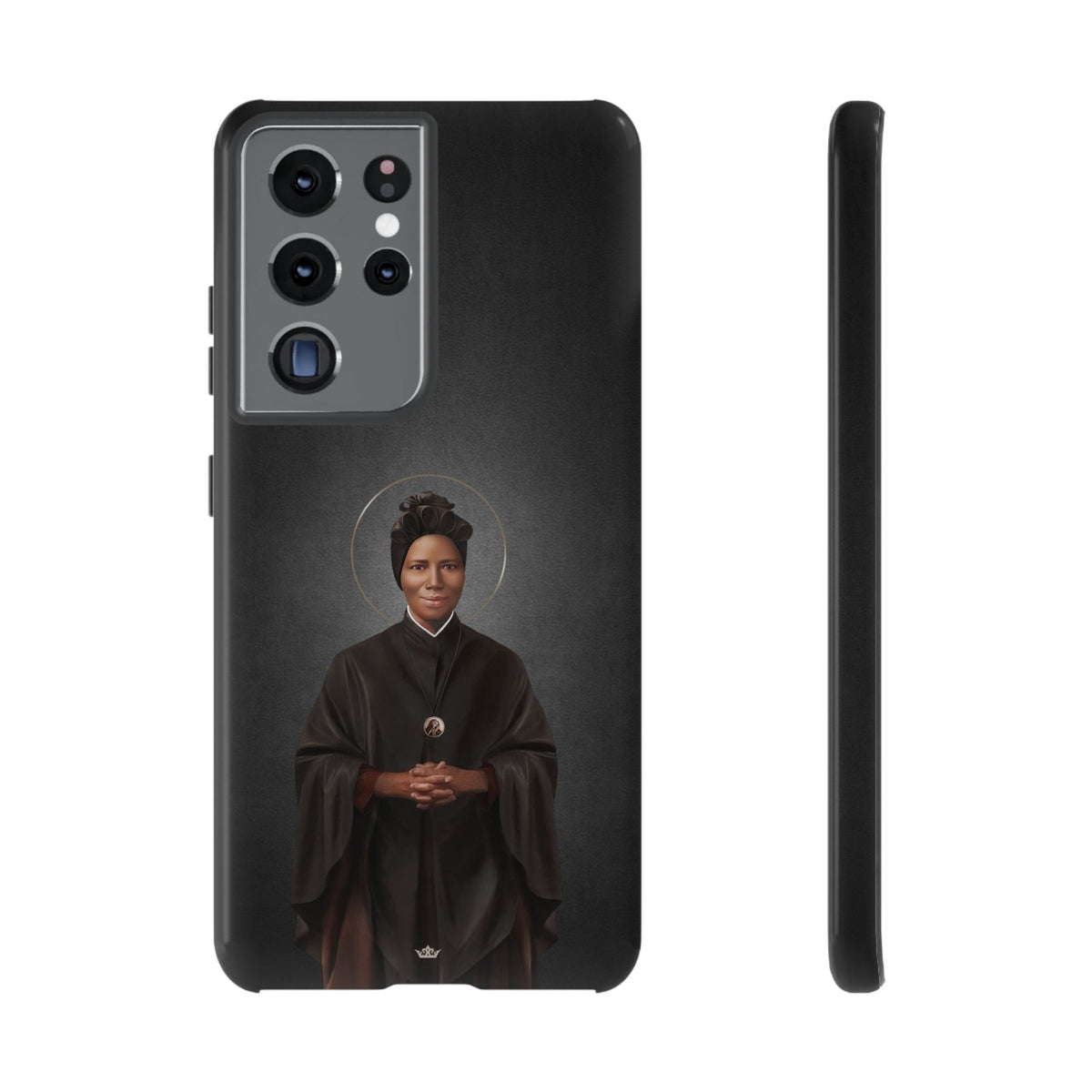 St. Josephine Bakhita Hard Phone Case (Dark) Copyright VENXARA