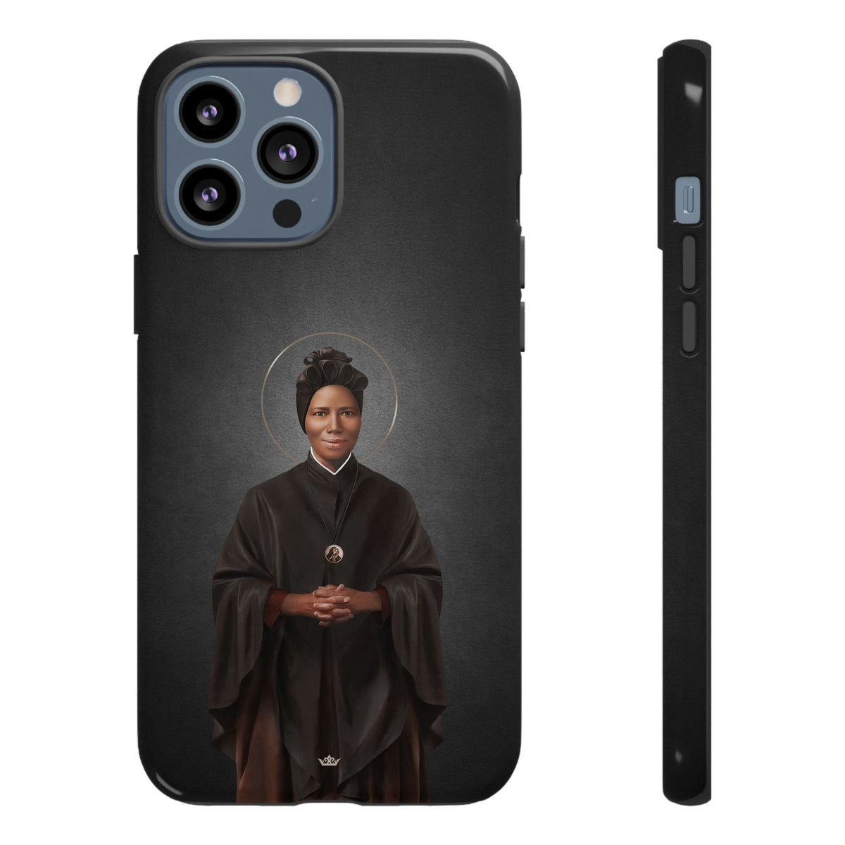 St. Josephine Bakhita Hard Phone Case (Dark) Copyright VENXARA
