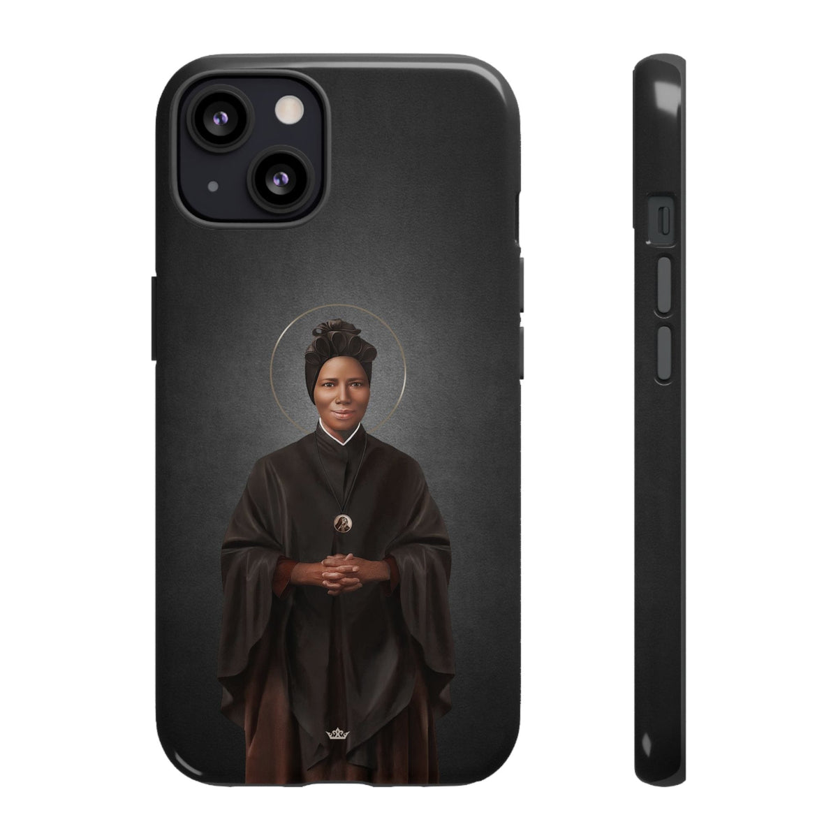 St. Josephine Bakhita Hard Phone Case (Dark) Copyright VENXARA