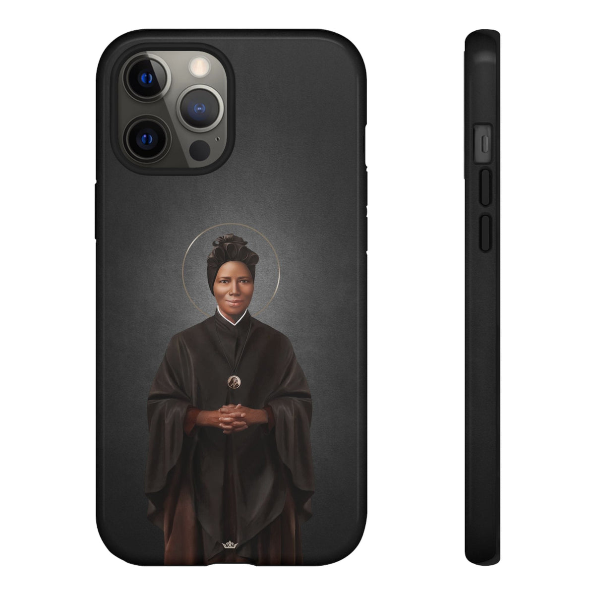 St. Josephine Bakhita Hard Phone Case (Dark) Copyright VENXARA