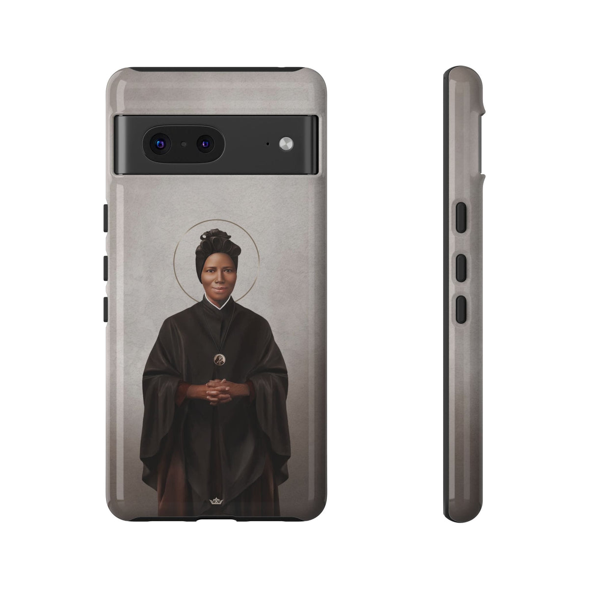 St. Josephine Bakhita Hard Phone Case (Light) Copyright VENXARA