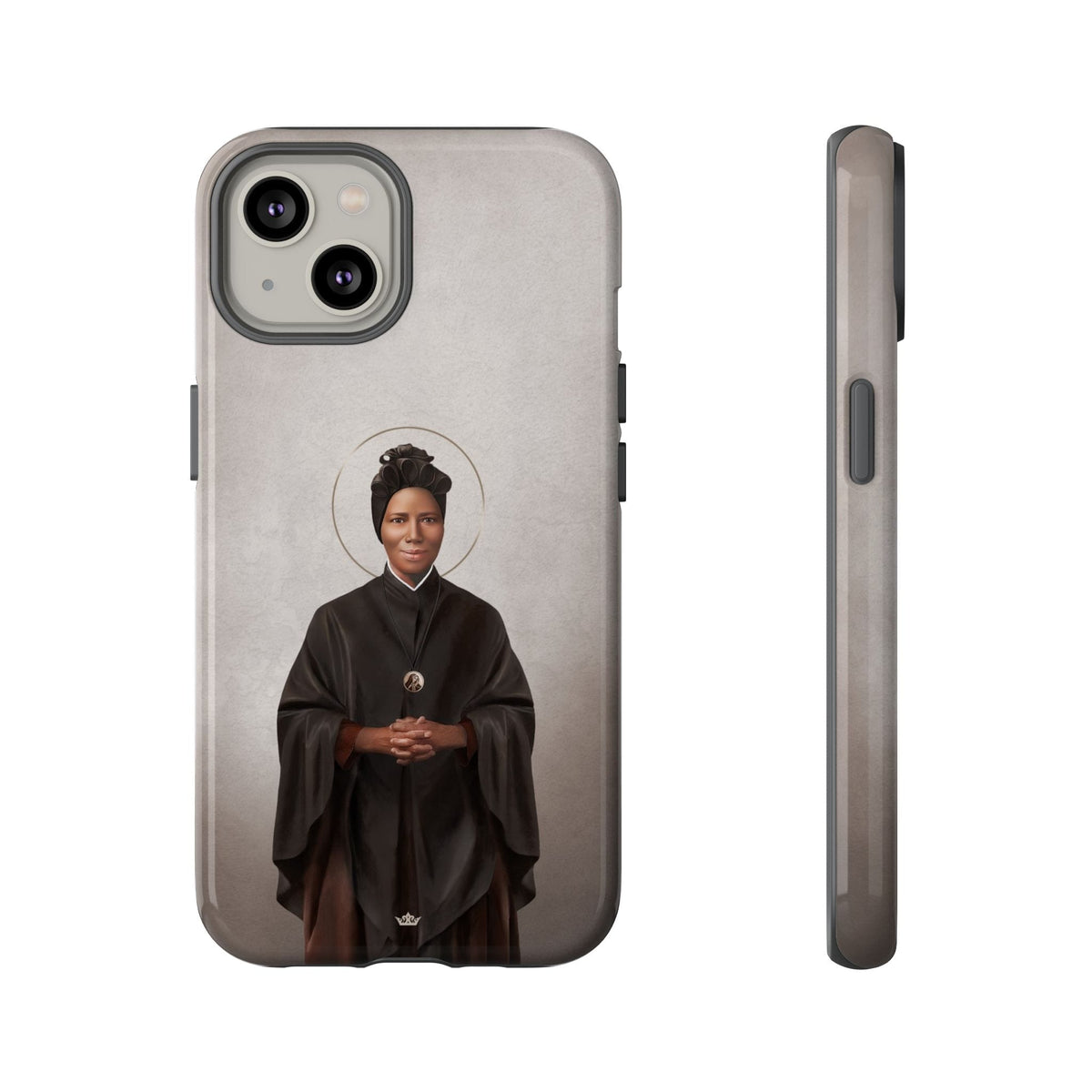 St. Josephine Bakhita Hard Phone Case (Light) Copyright VENXARA