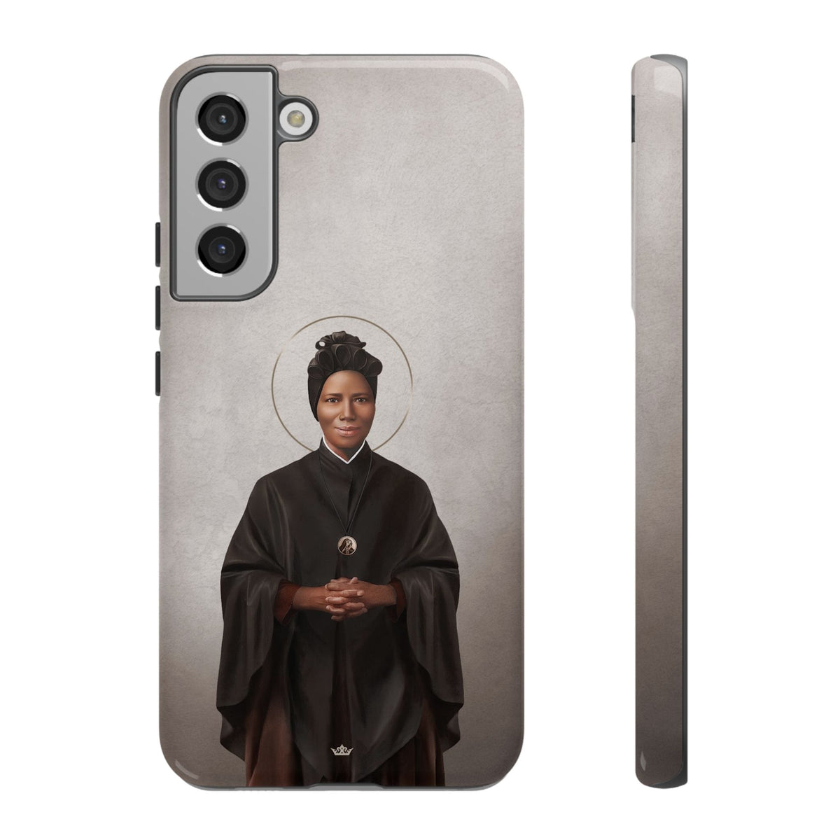 St. Josephine Bakhita Hard Phone Case (Light) Copyright VENXARA
