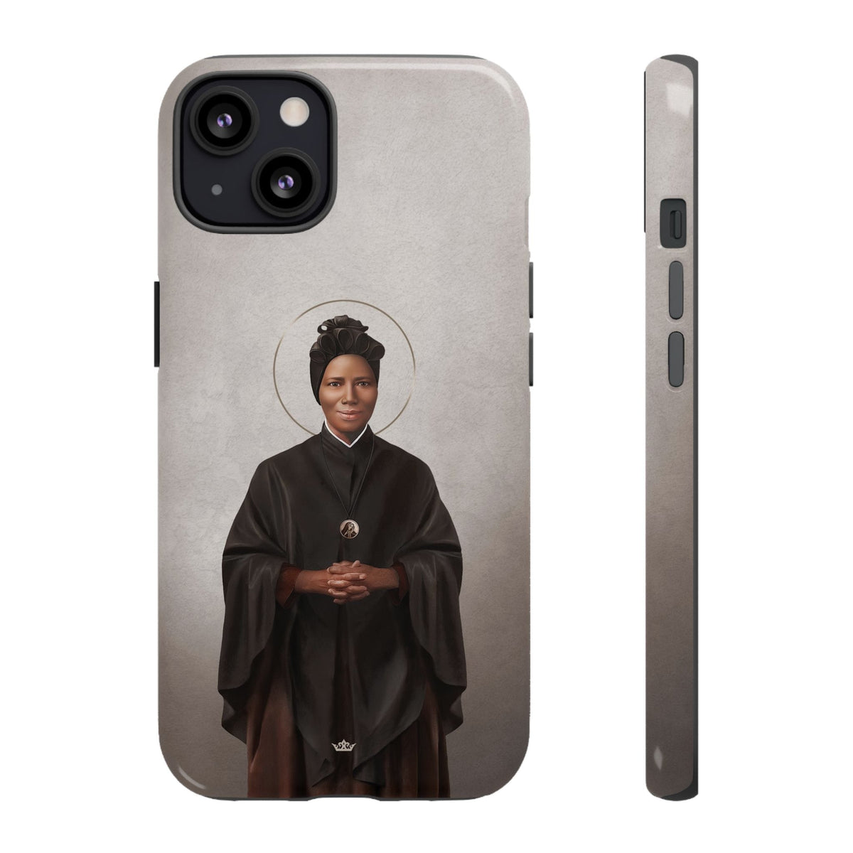 St. Josephine Bakhita Hard Phone Case (Light) Copyright VENXARA