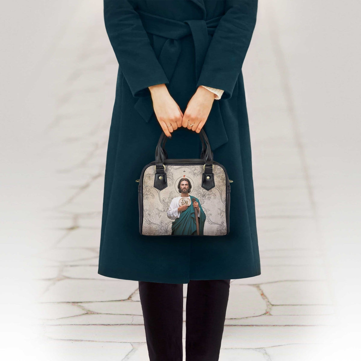 St. Jude Handbag (Floral Patina) Copyright VENXARA