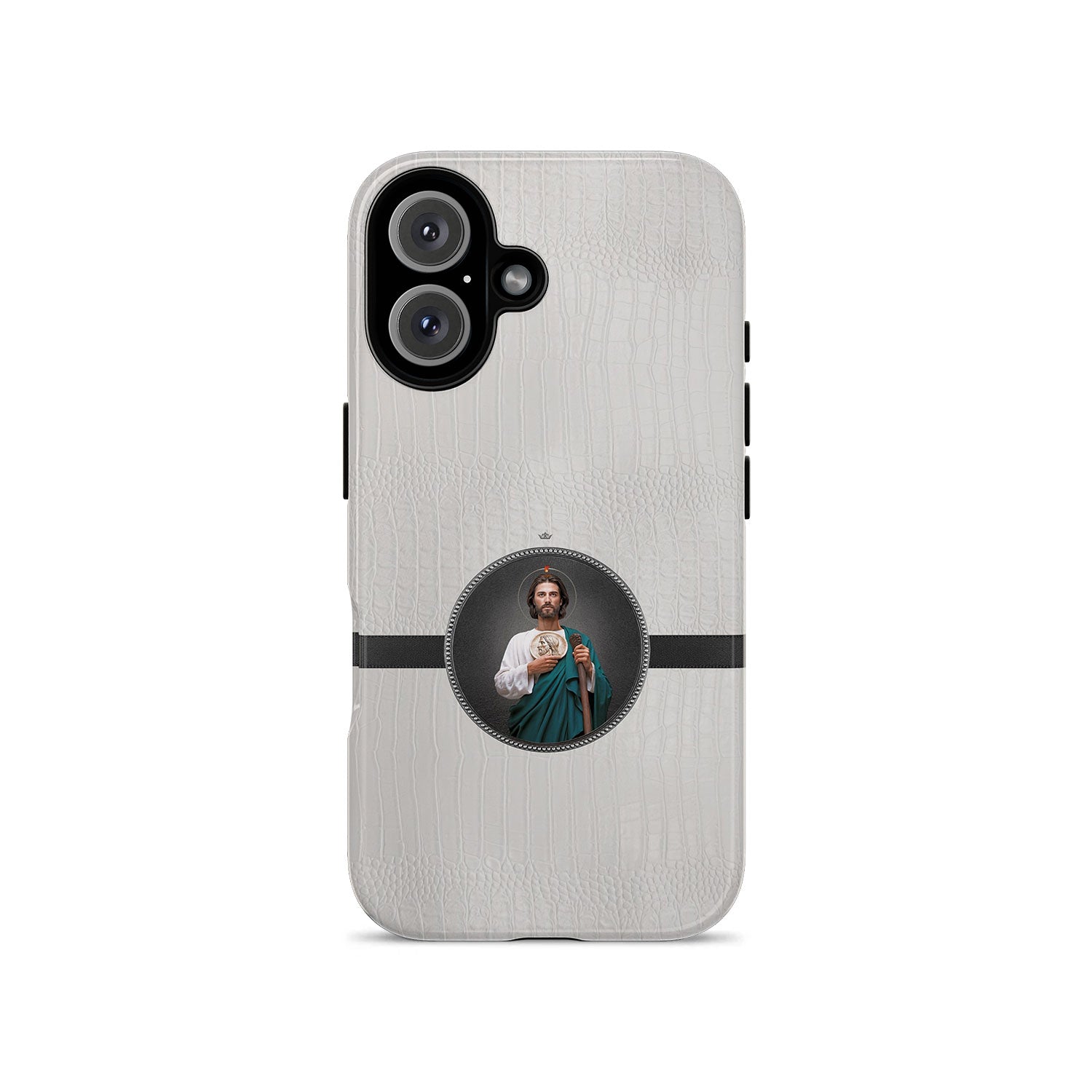 St. Jude Hard Phone Case (Blanc Croc) - VENXARA®