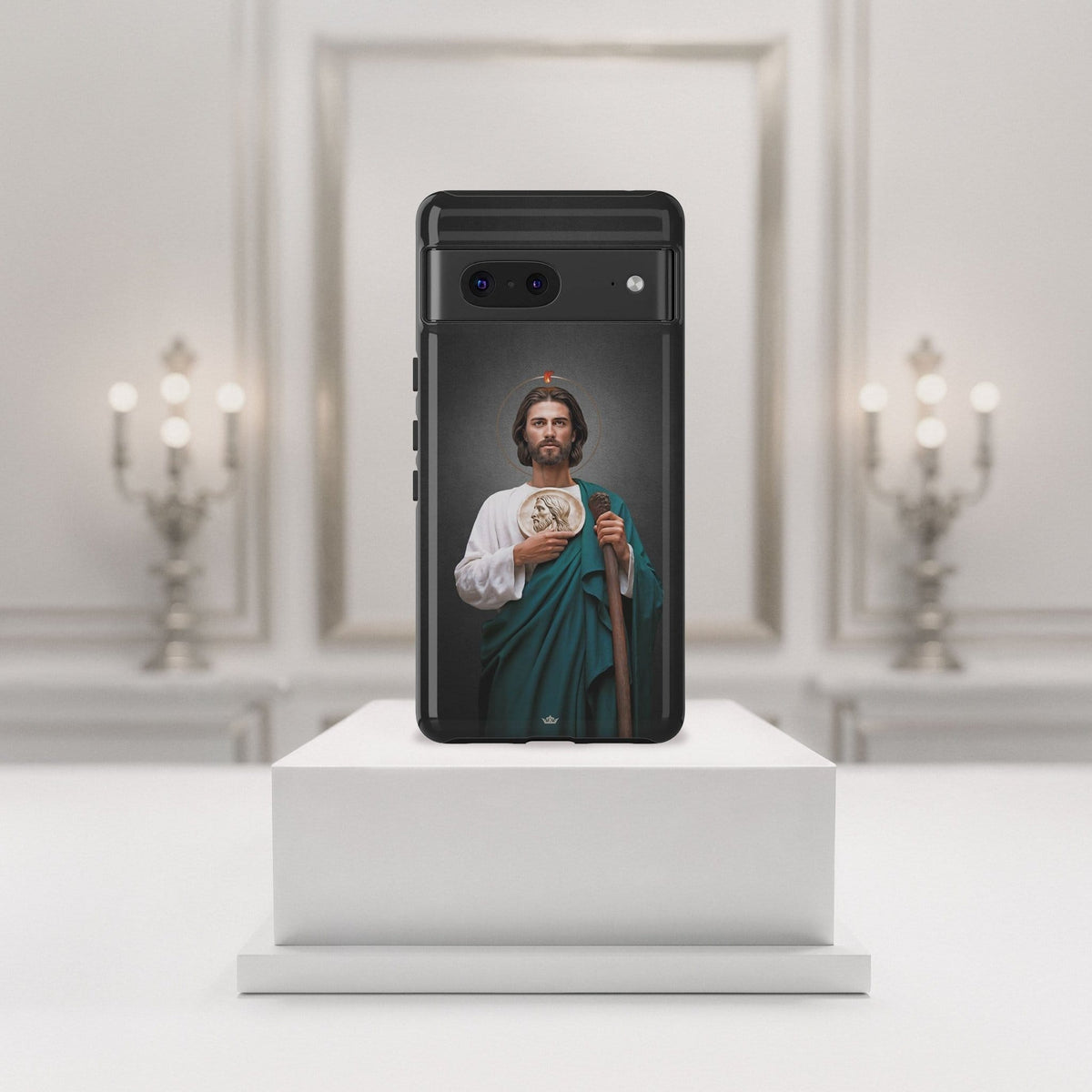St. Jude Hard Phone Case (Dark) Copyright VENXARA