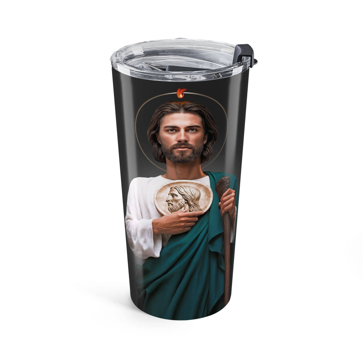 St. Jude Lord's Prayer Tumbler (Ash 20 oz) Copyright VENXARA