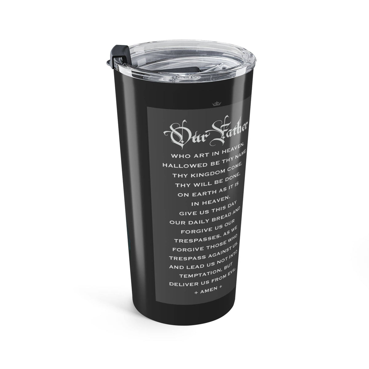 St. Jude Lord's Prayer Tumbler (Ash 20 oz) Copyright VENXARA