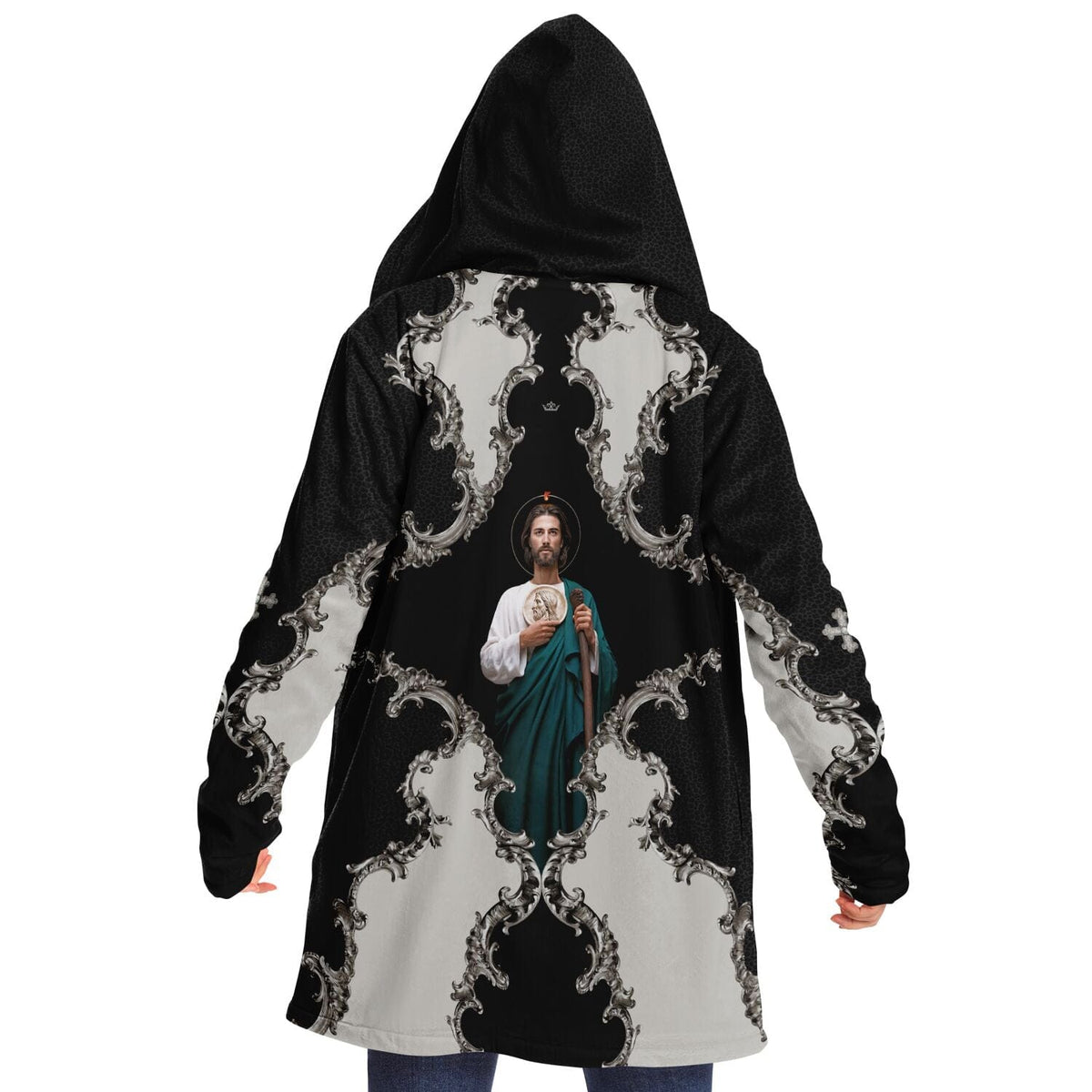 St. Jude Microfleece Cloak (Baroque Leopard) Copyright VENXARA