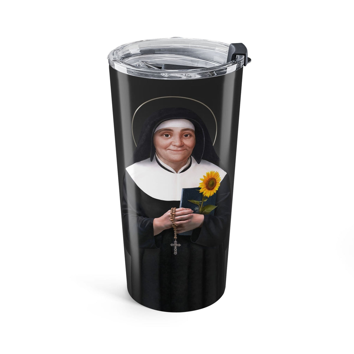 St. Julie Billiart Lord's Prayer Tumbler (Ash 20 oz) Copyright VENXARA