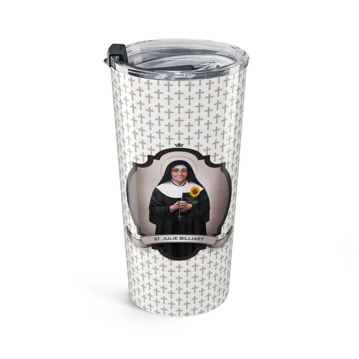 St. Julie Billiart Tumbler (Crosses 20 oz) Copyright VENXARA