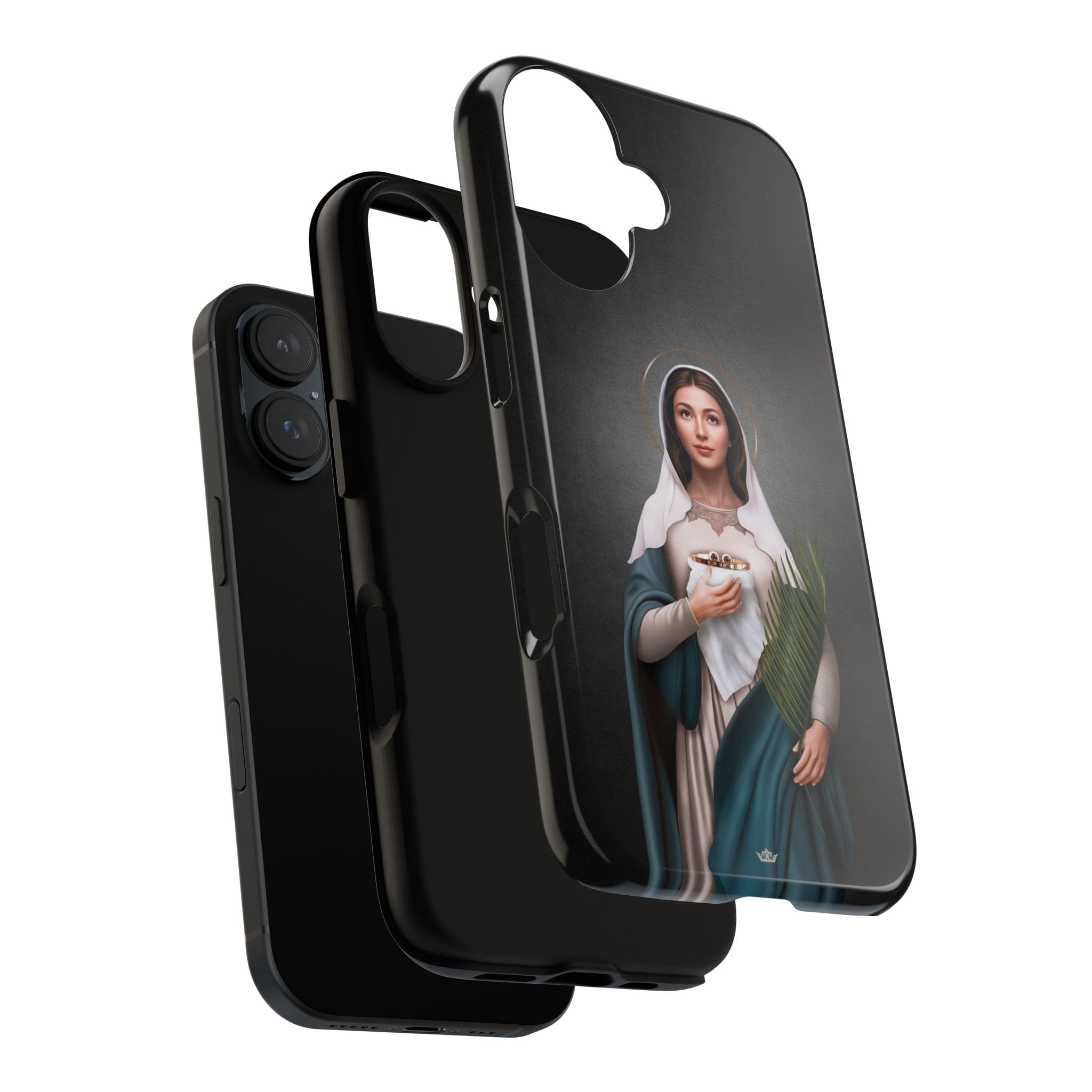 St. Lucy Hard Phone Case (Dark) Copyright VENXARA
