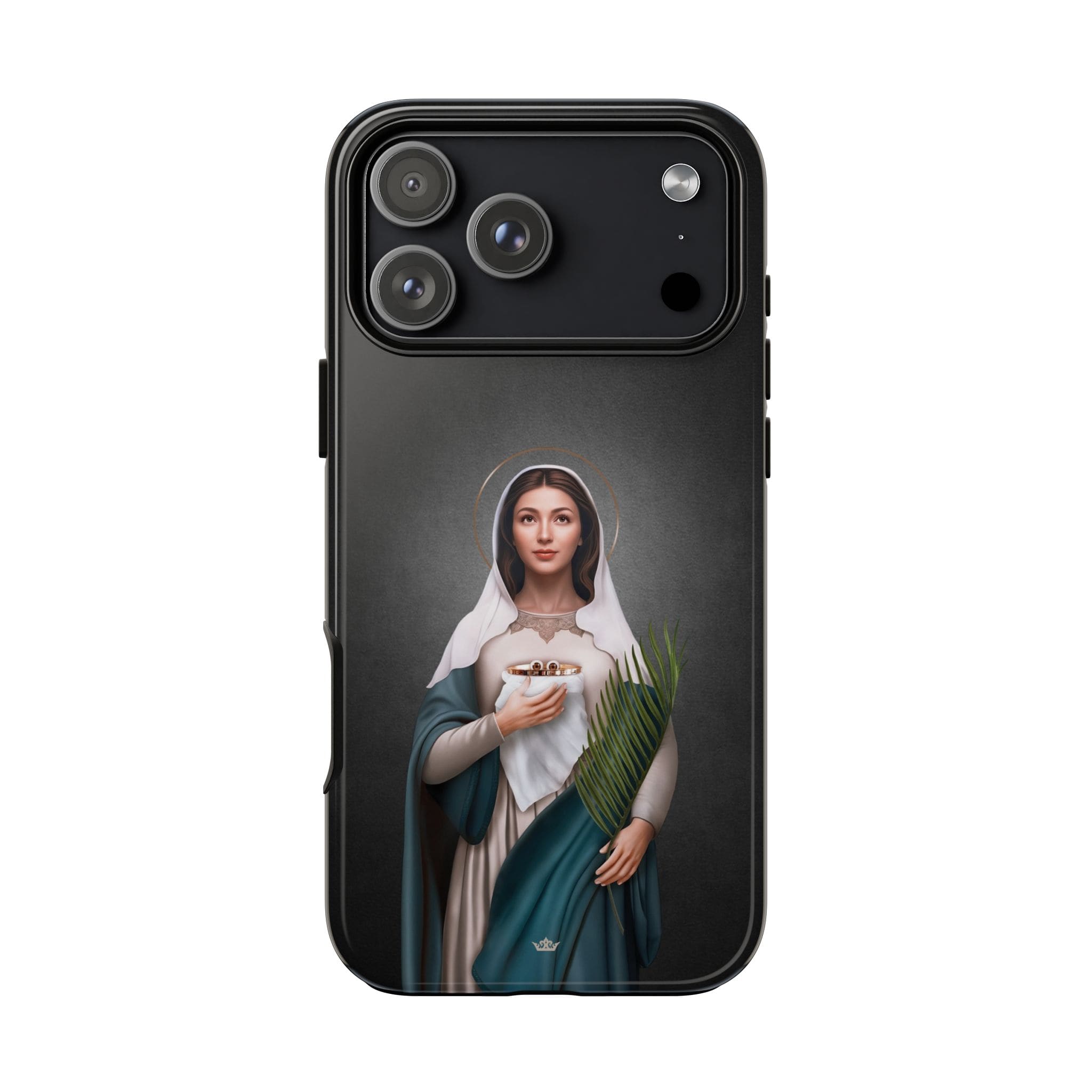 St. Lucy Hard Phone Case (Dark) Copyright VENXARA