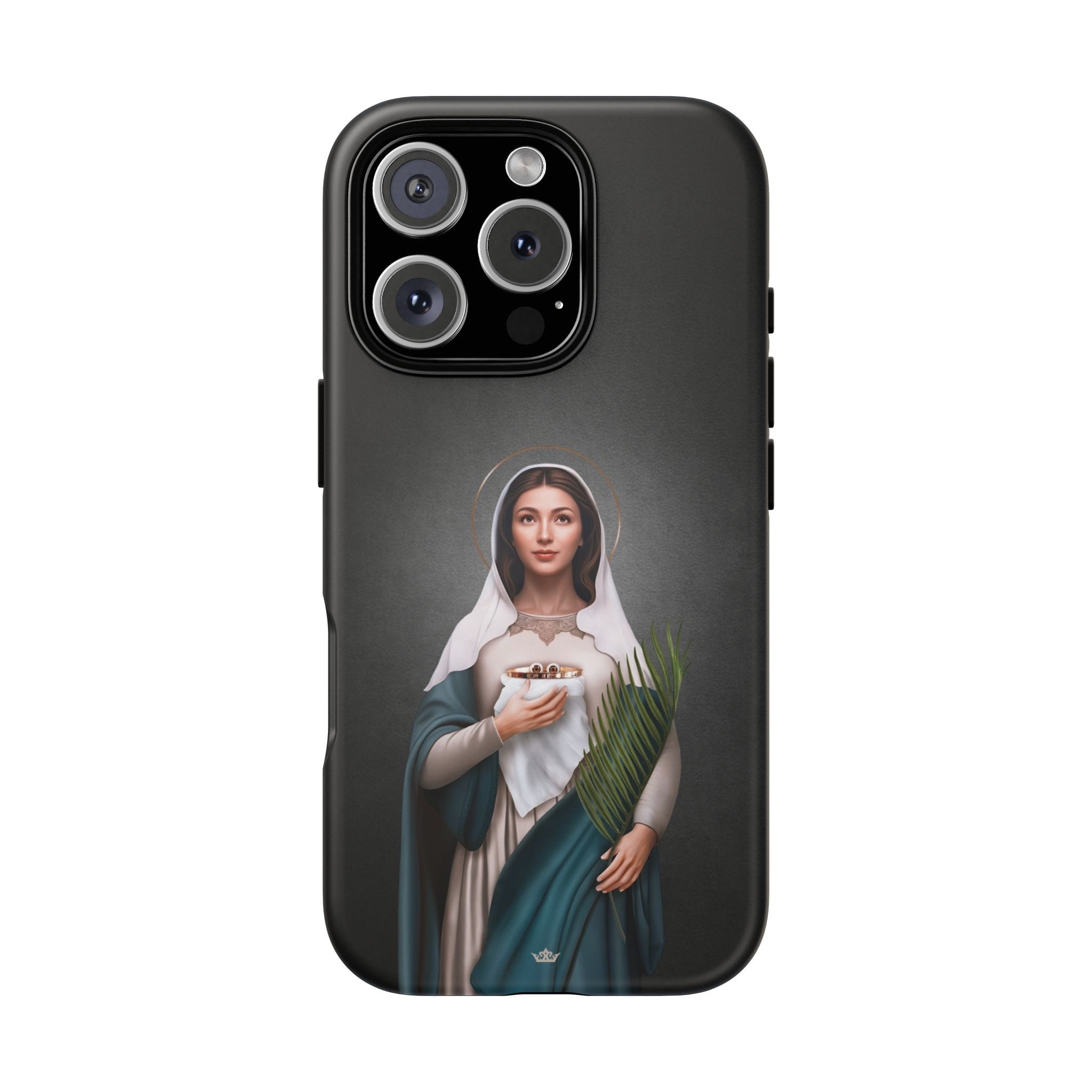 St. Lucy Hard Phone Case (Dark) Copyright VENXARA