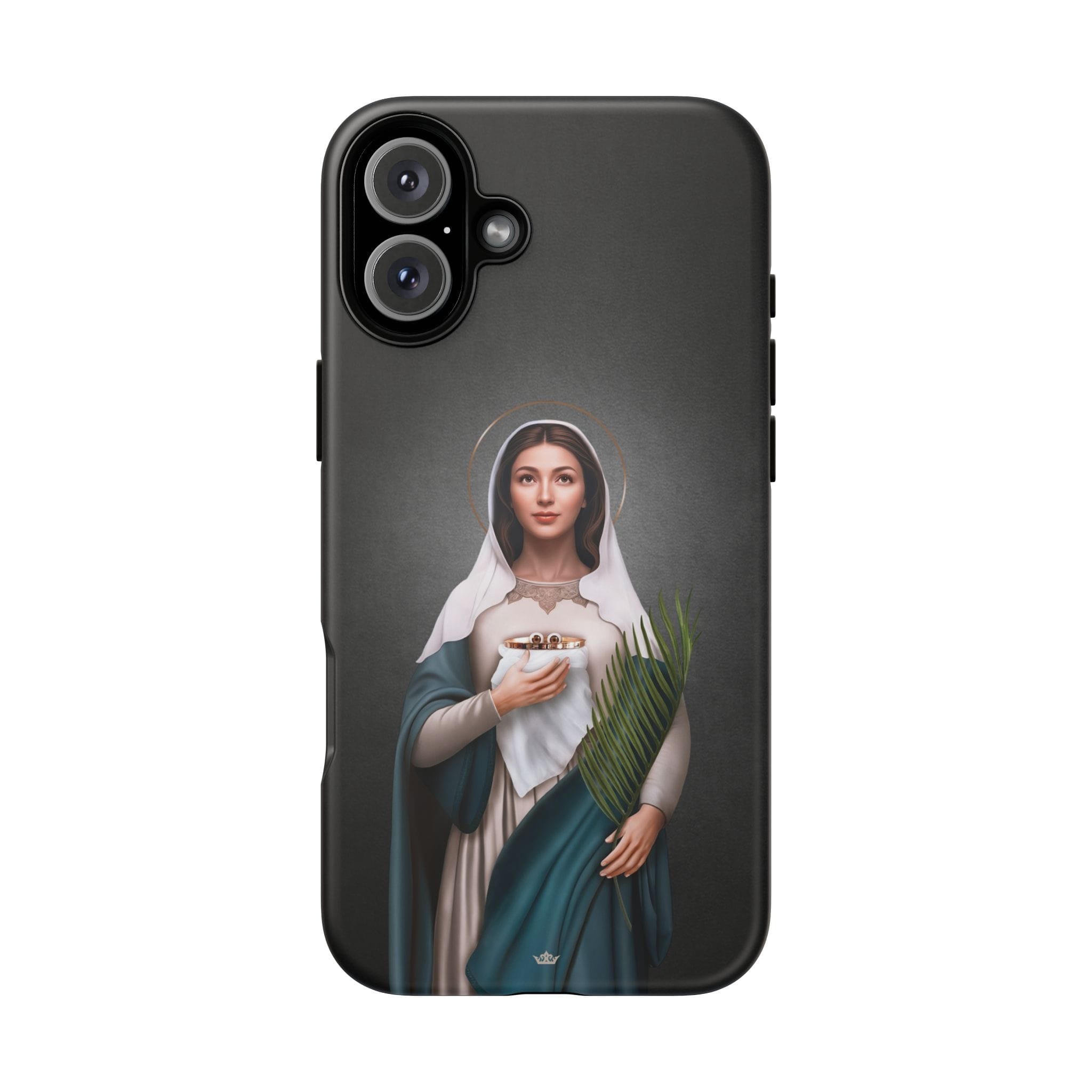 St. Lucy Hard Phone Case (Dark) Copyright VENXARA