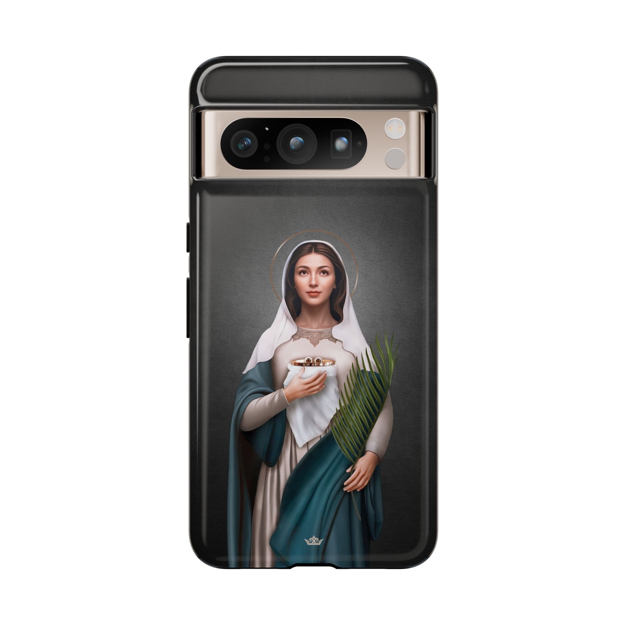 St. Lucy Hard Phone Case (Dark) Copyright VENXARA