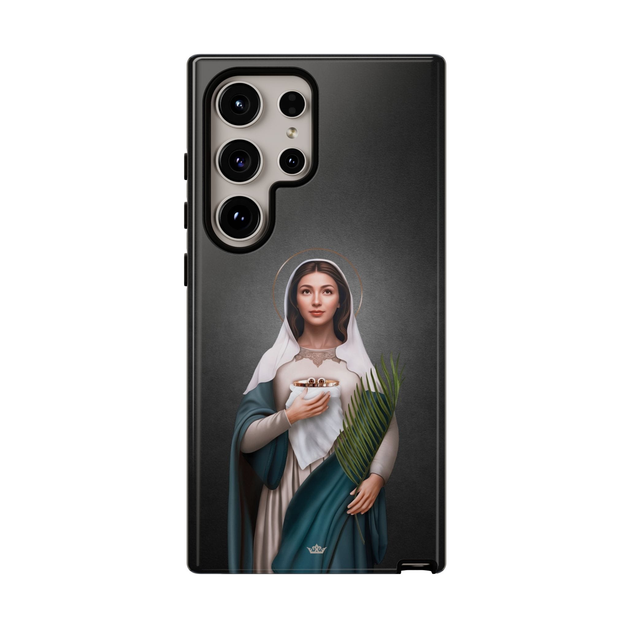 St. Lucy Hard Phone Case (Dark) Copyright VENXARA