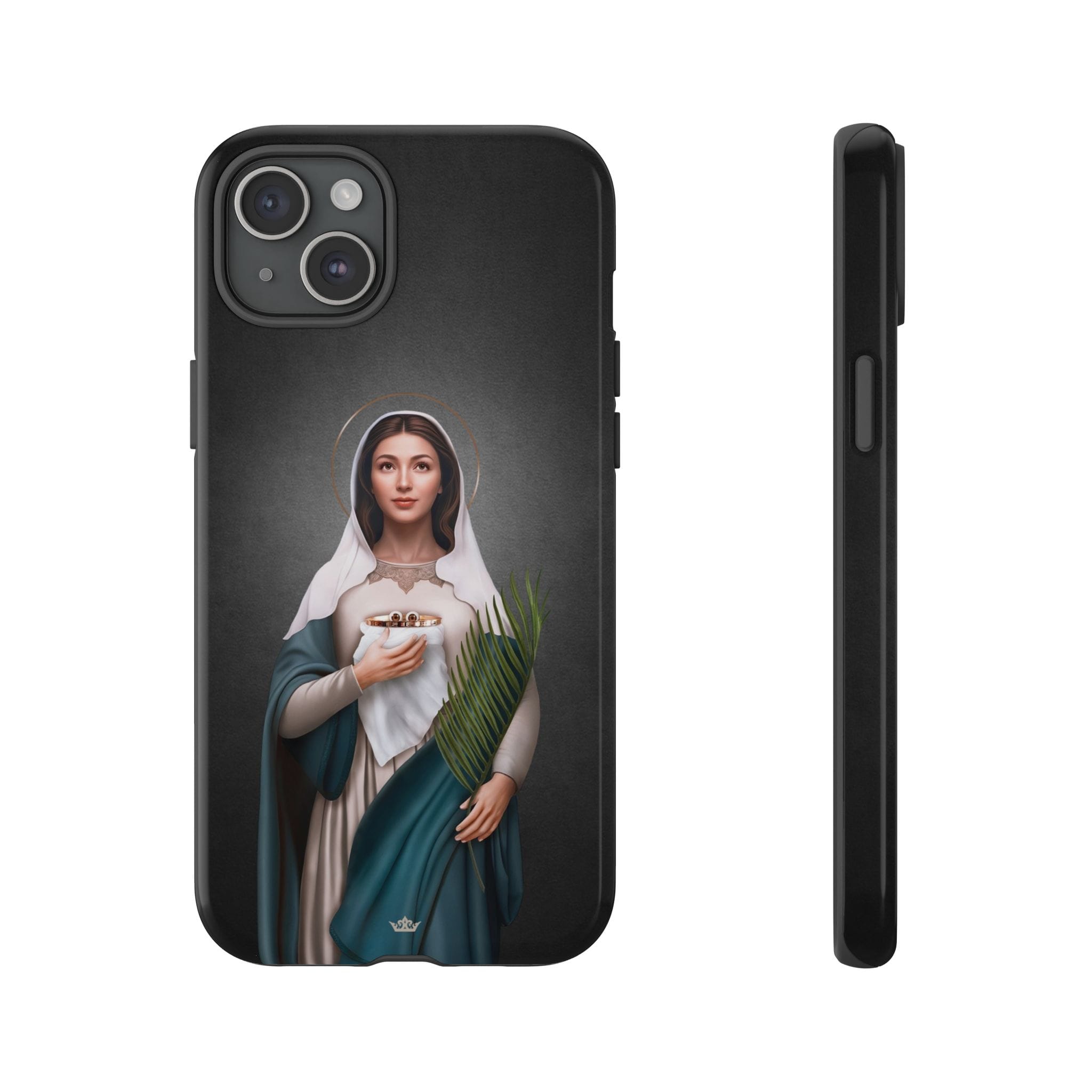 St. Lucy Hard Phone Case (Dark) Copyright VENXARA