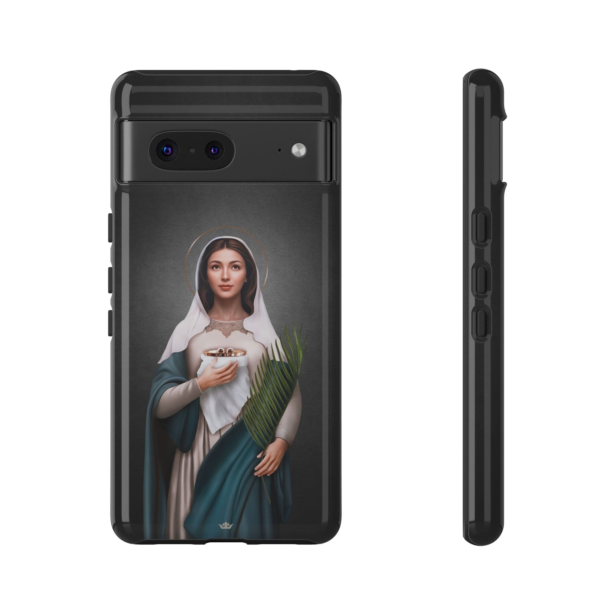 St. Lucy Hard Phone Case (Dark) Copyright VENXARA