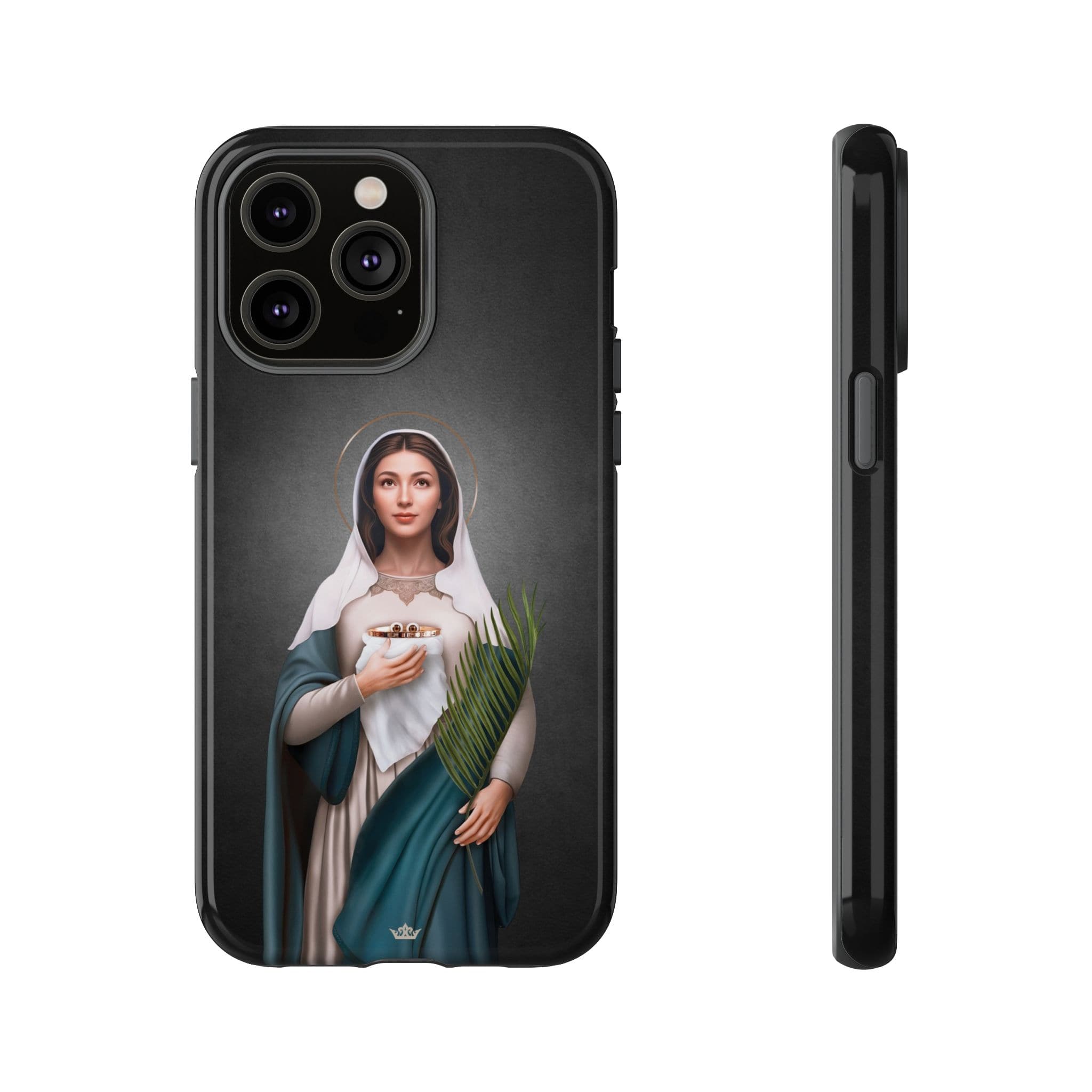 St. Lucy Hard Phone Case (Dark) Copyright VENXARA