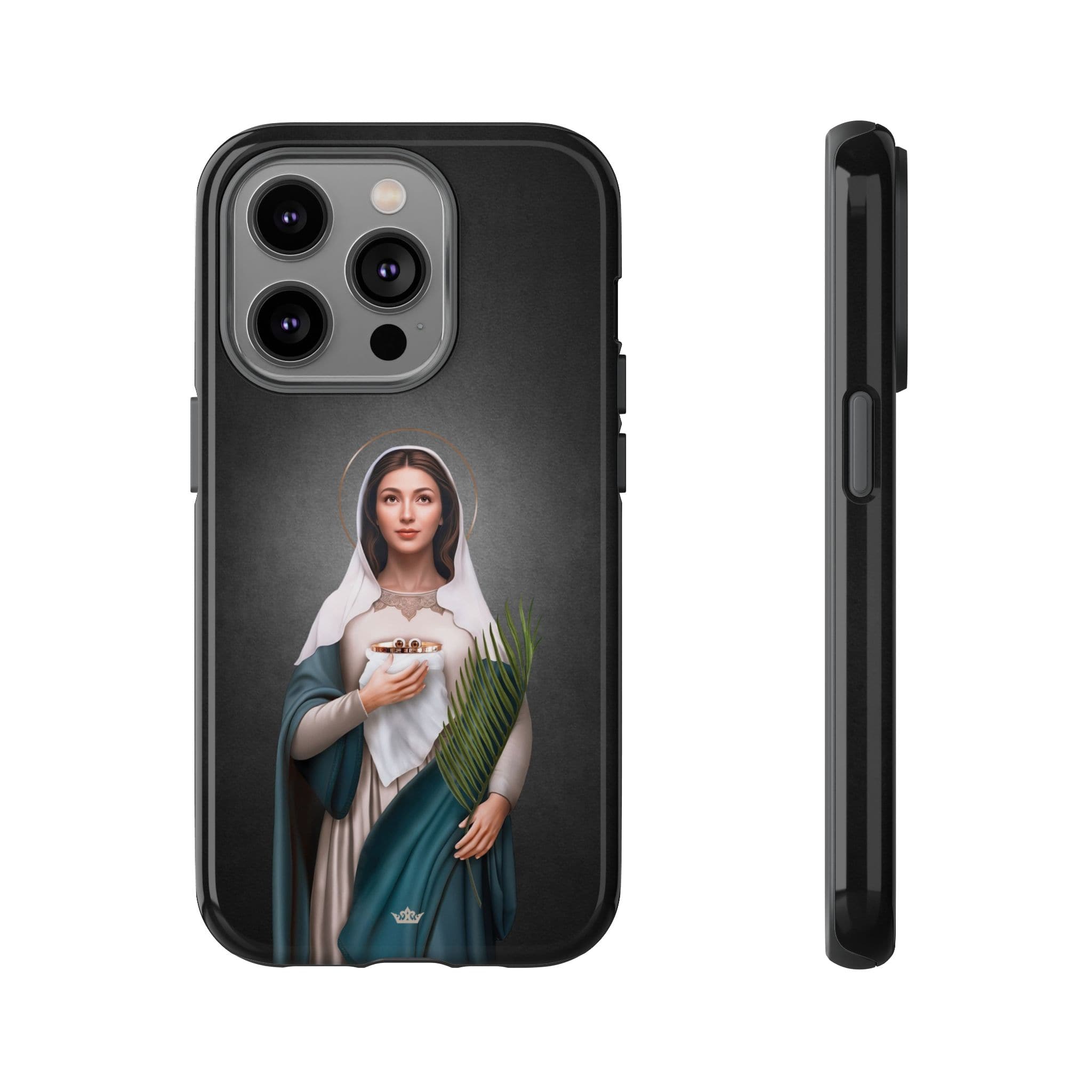 St. Lucy Hard Phone Case (Dark) Copyright VENXARA