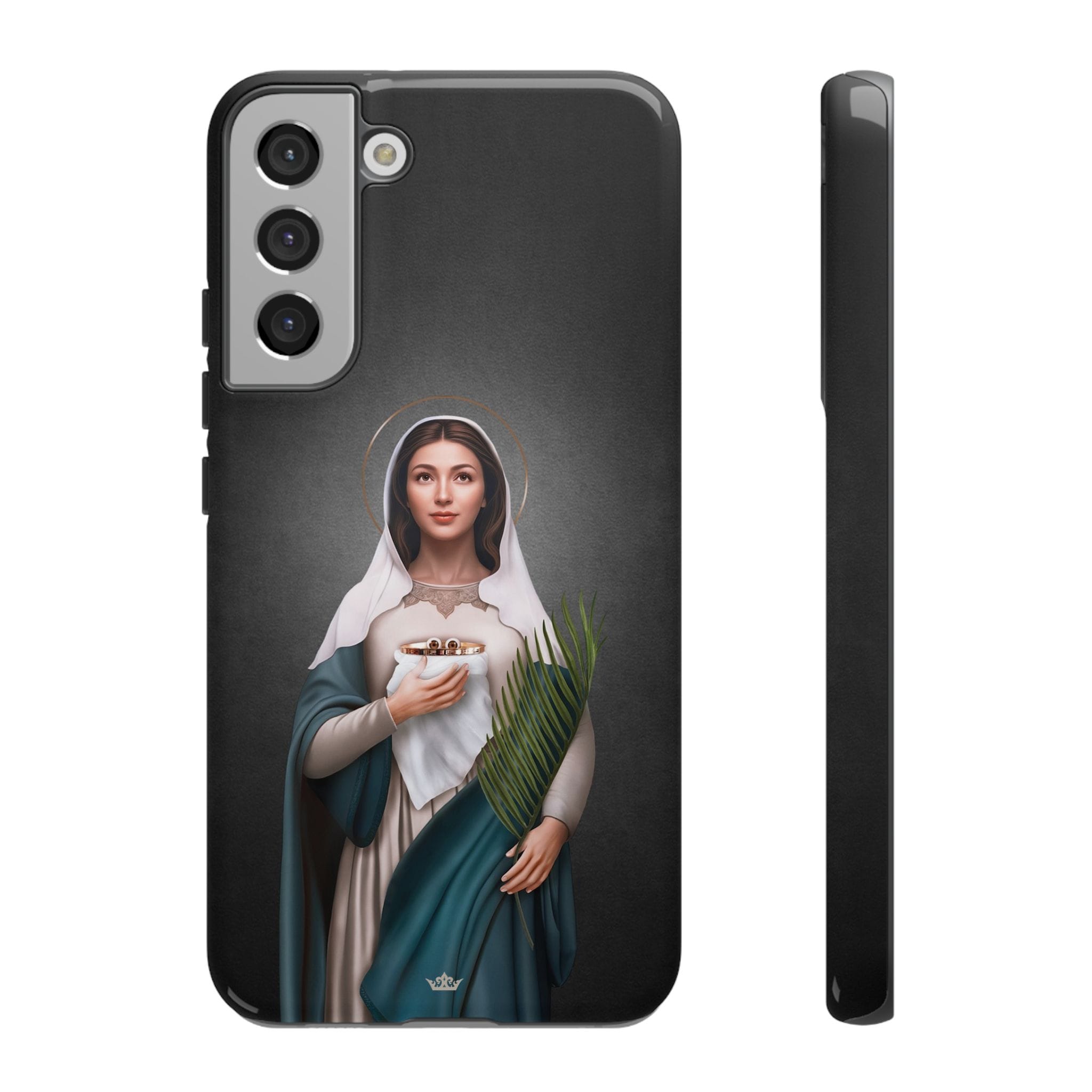 St. Lucy Hard Phone Case (Dark) Copyright VENXARA