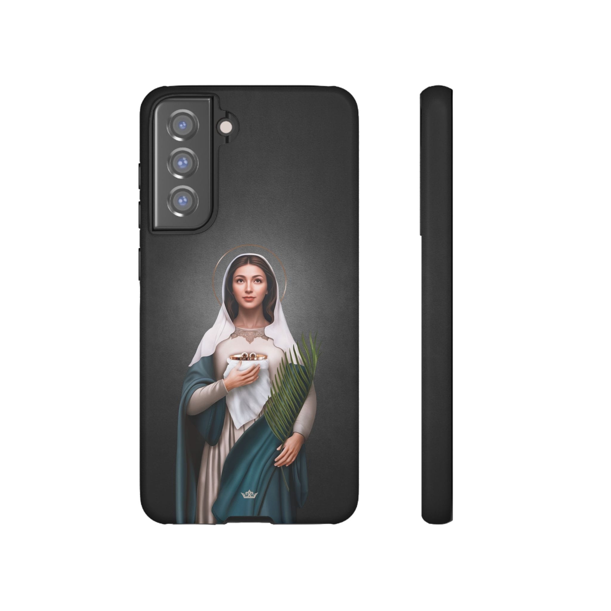St. Lucy Hard Phone Case (Dark) Copyright VENXARA
