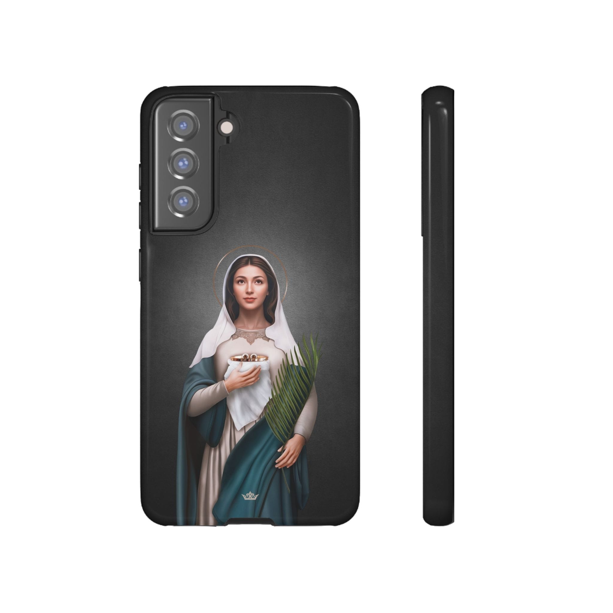 St. Lucy Hard Phone Case (Dark) Copyright VENXARA