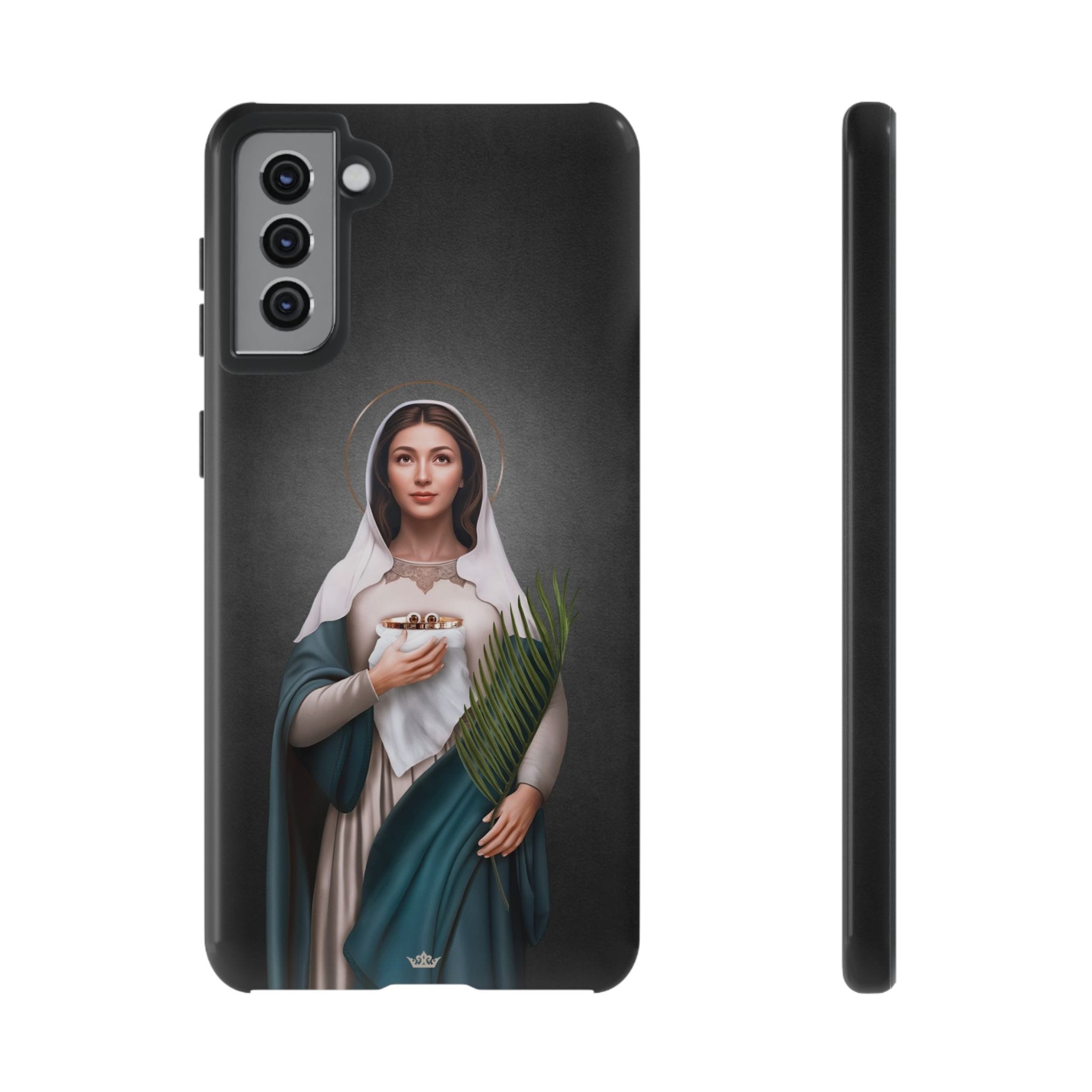 St. Lucy Hard Phone Case (Dark) Copyright VENXARA