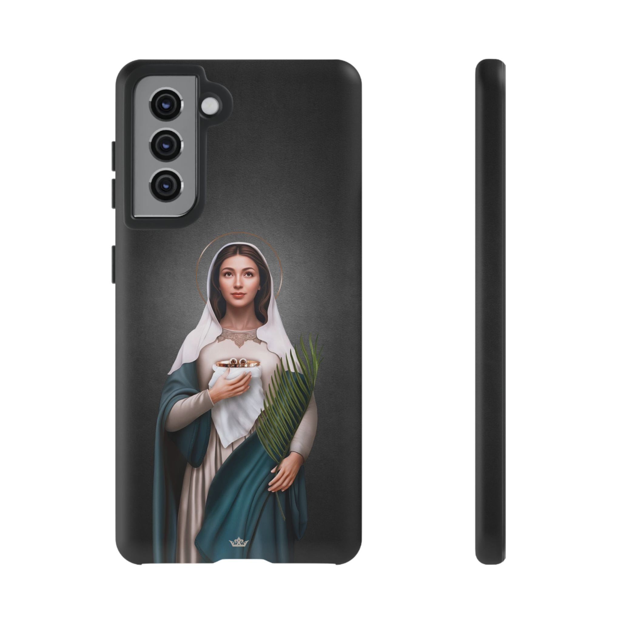St. Lucy Hard Phone Case (Dark) Copyright VENXARA