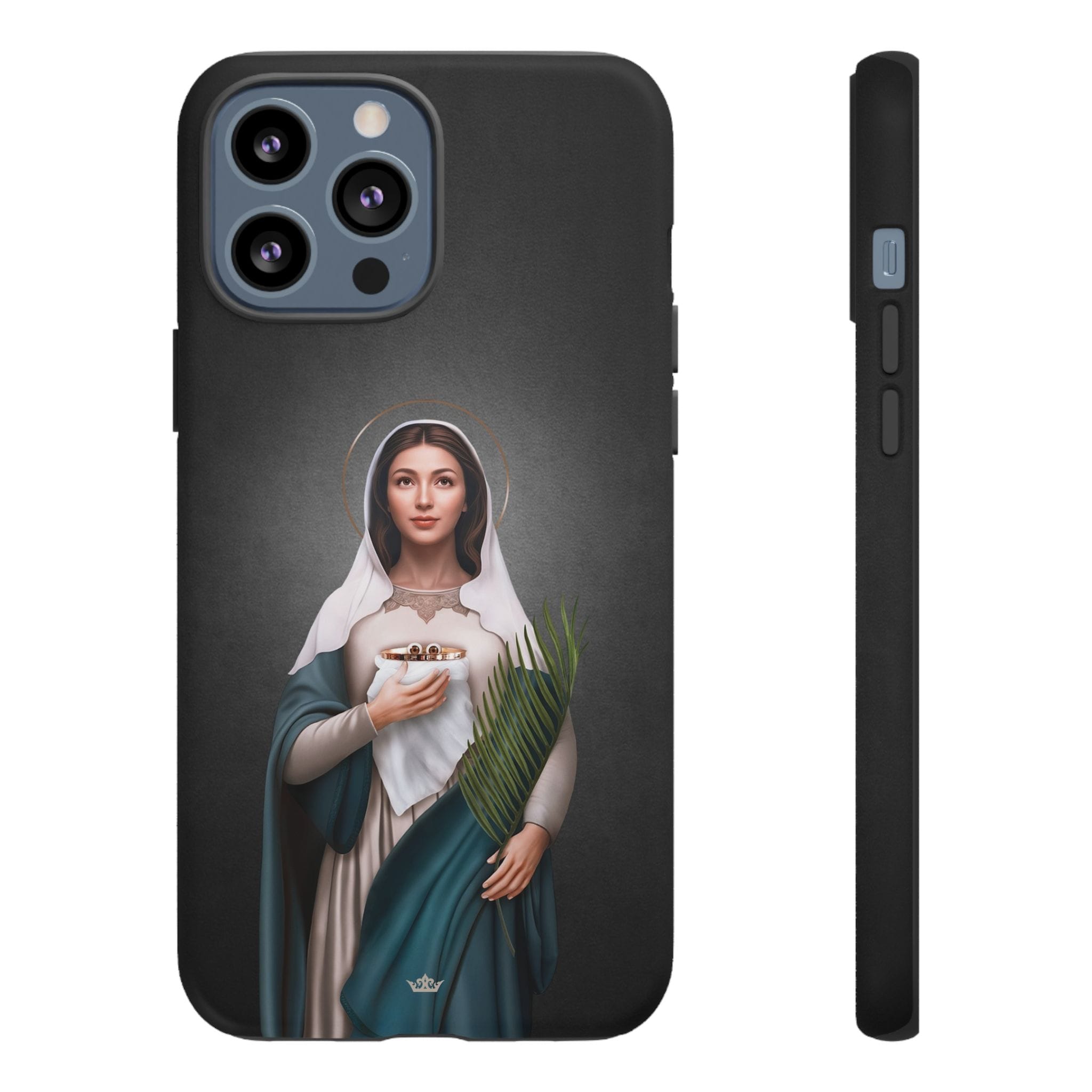 St. Lucy Hard Phone Case (Dark) Copyright VENXARA