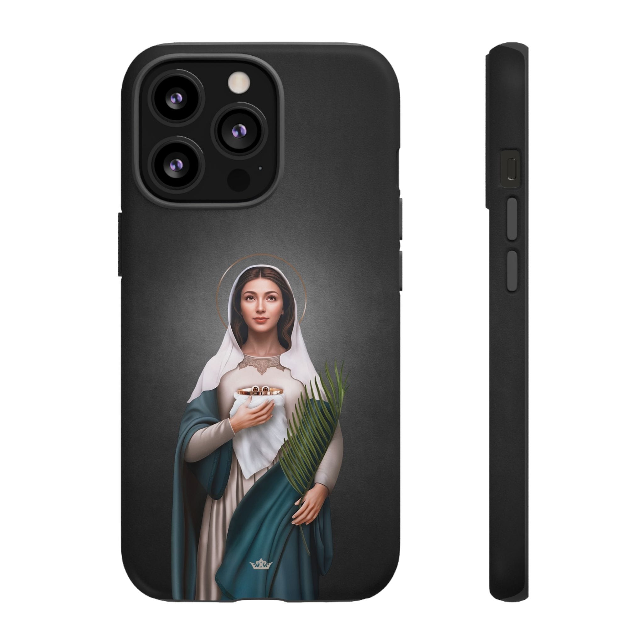 St. Lucy Hard Phone Case (Dark) Copyright VENXARA