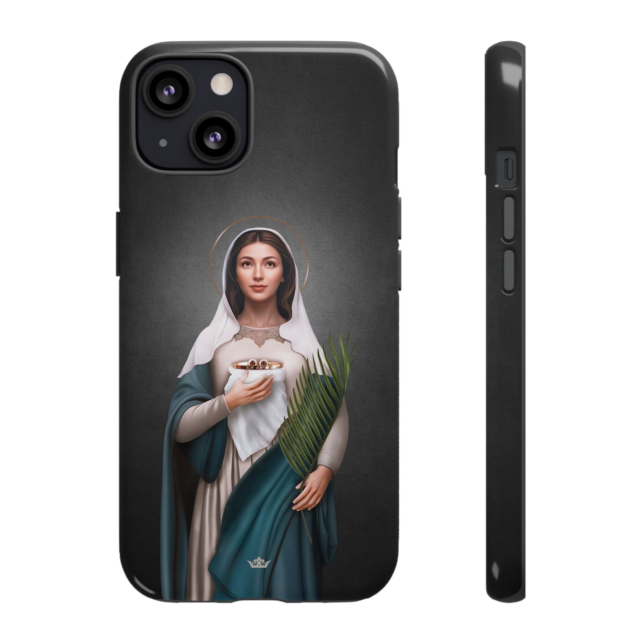 St. Lucy Hard Phone Case (Dark) Copyright VENXARA