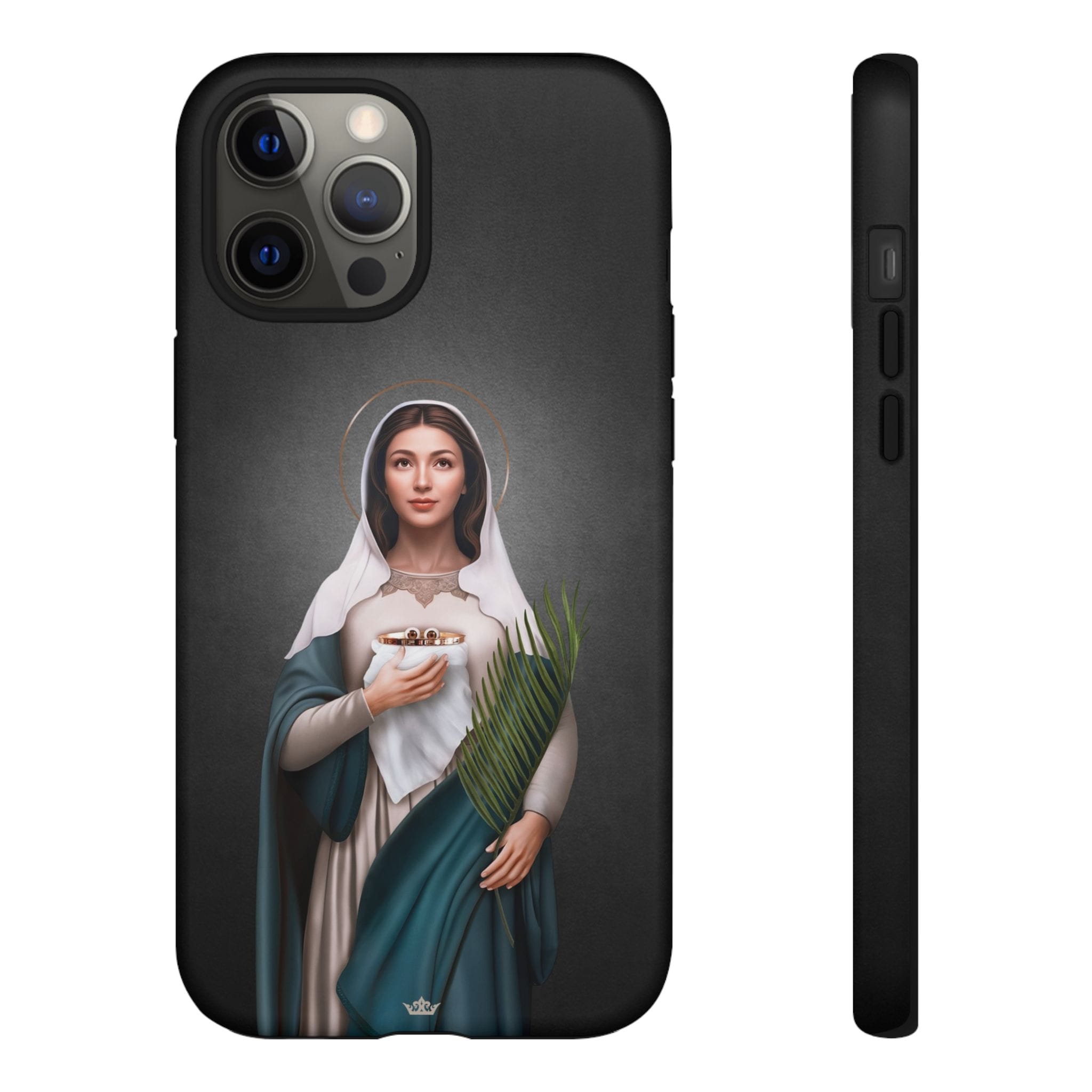 St. Lucy Hard Phone Case (Dark) Copyright VENXARA