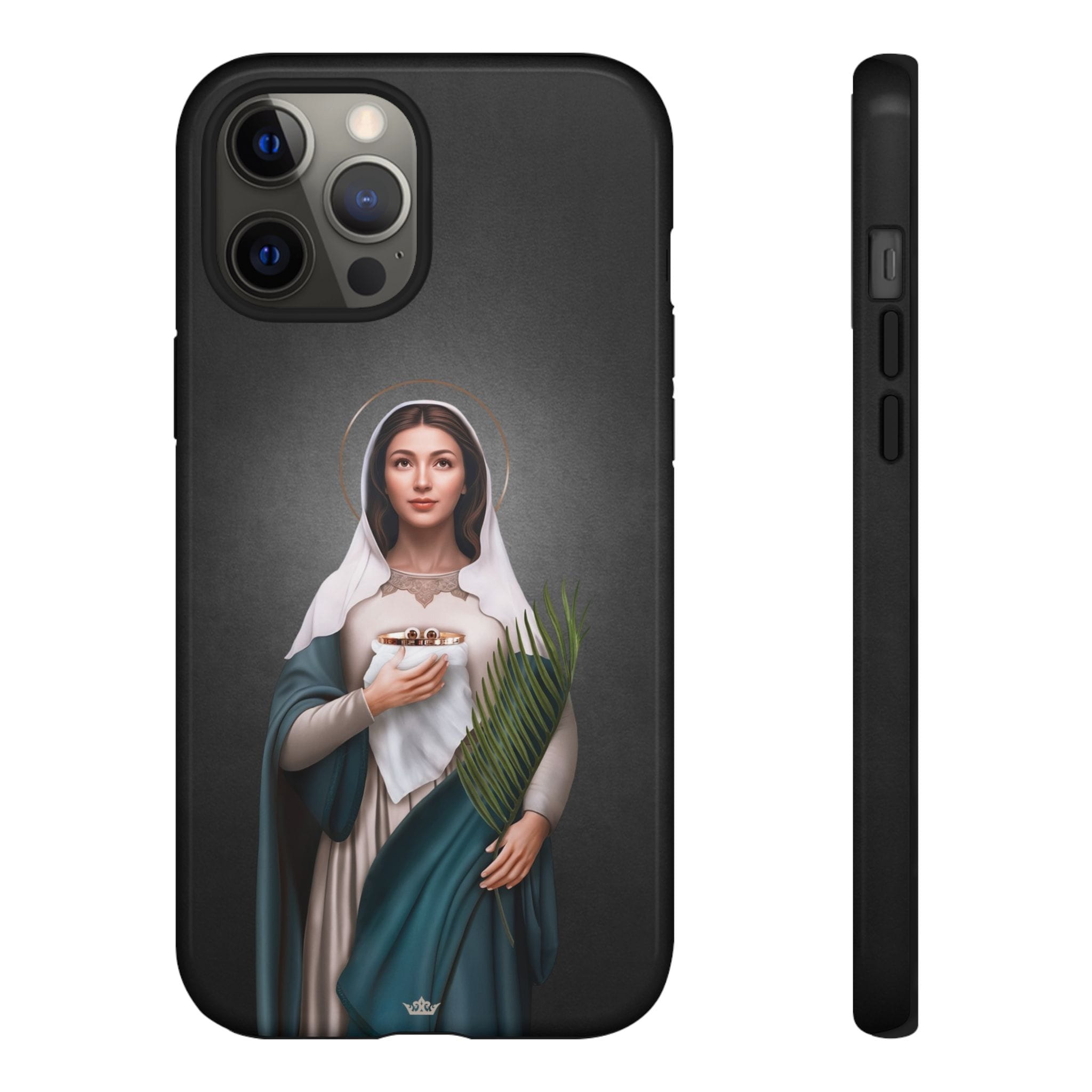 St. Lucy Hard Phone Case (Dark) Copyright VENXARA