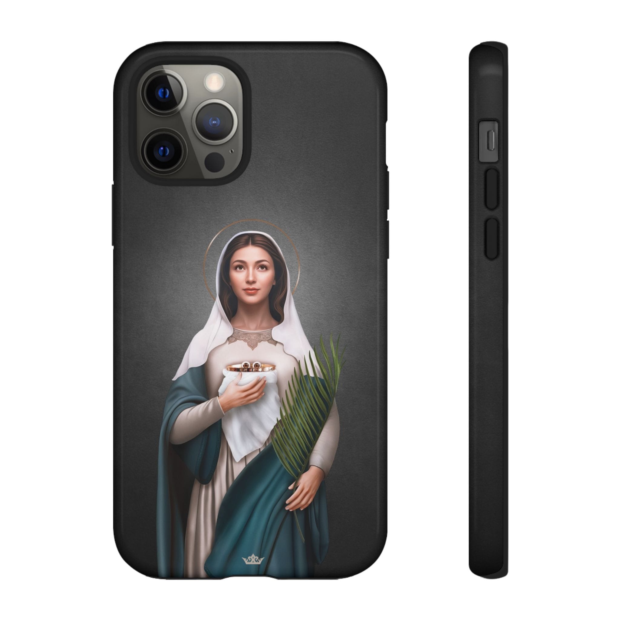 St. Lucy Hard Phone Case (Dark) Copyright VENXARA