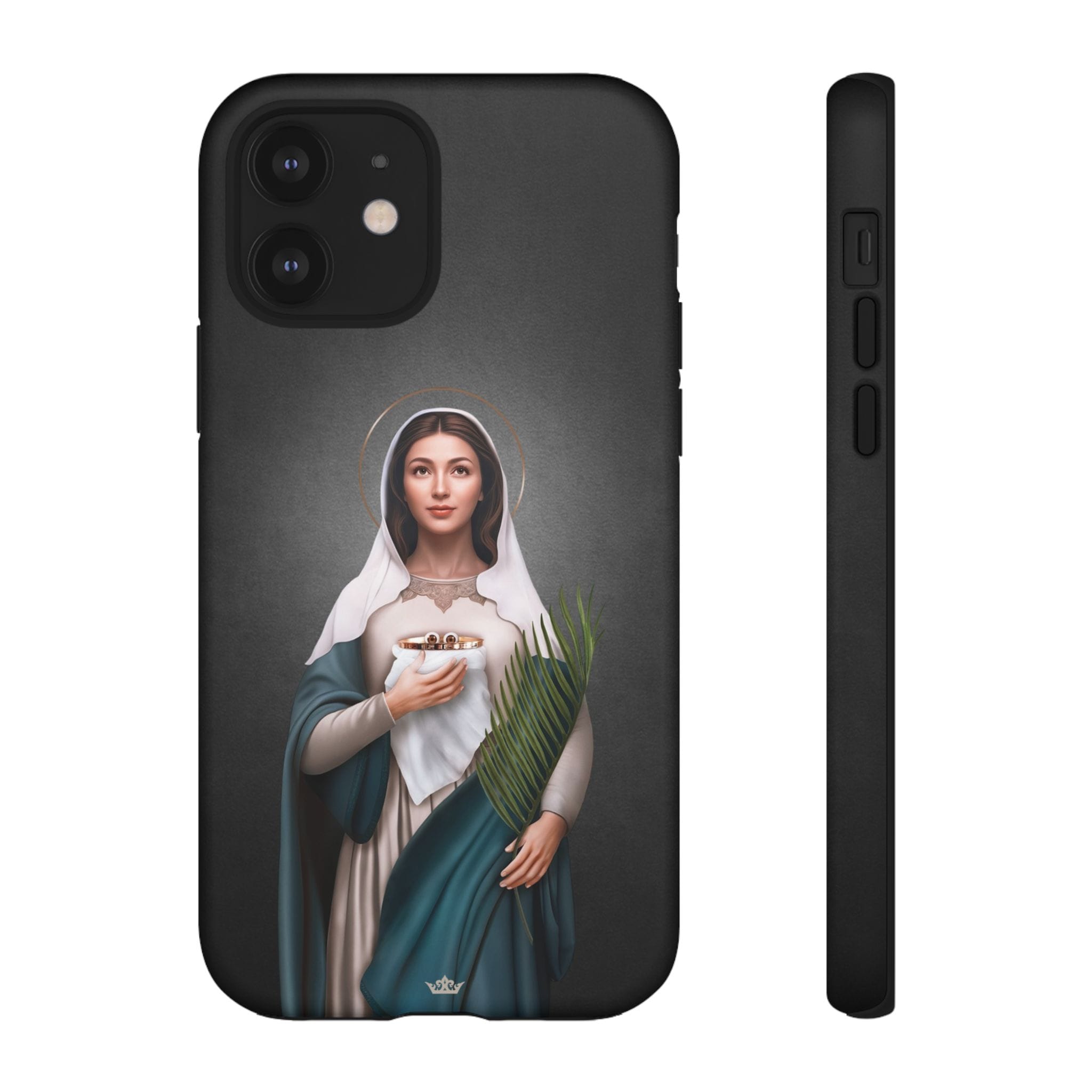 St. Lucy Hard Phone Case (Dark) Copyright VENXARA