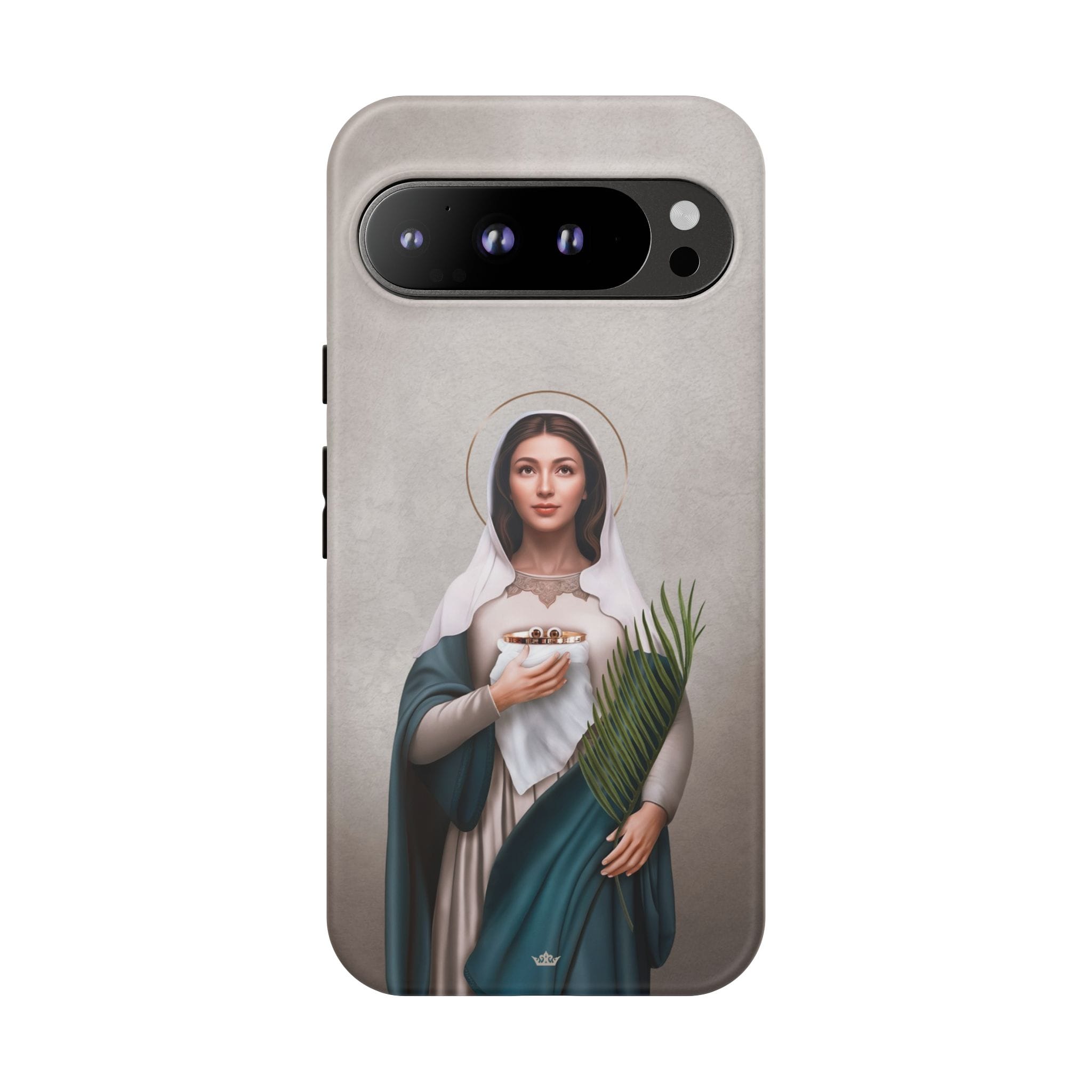 St. Lucy Hard Phone Case (Light) Copyright VENXARA